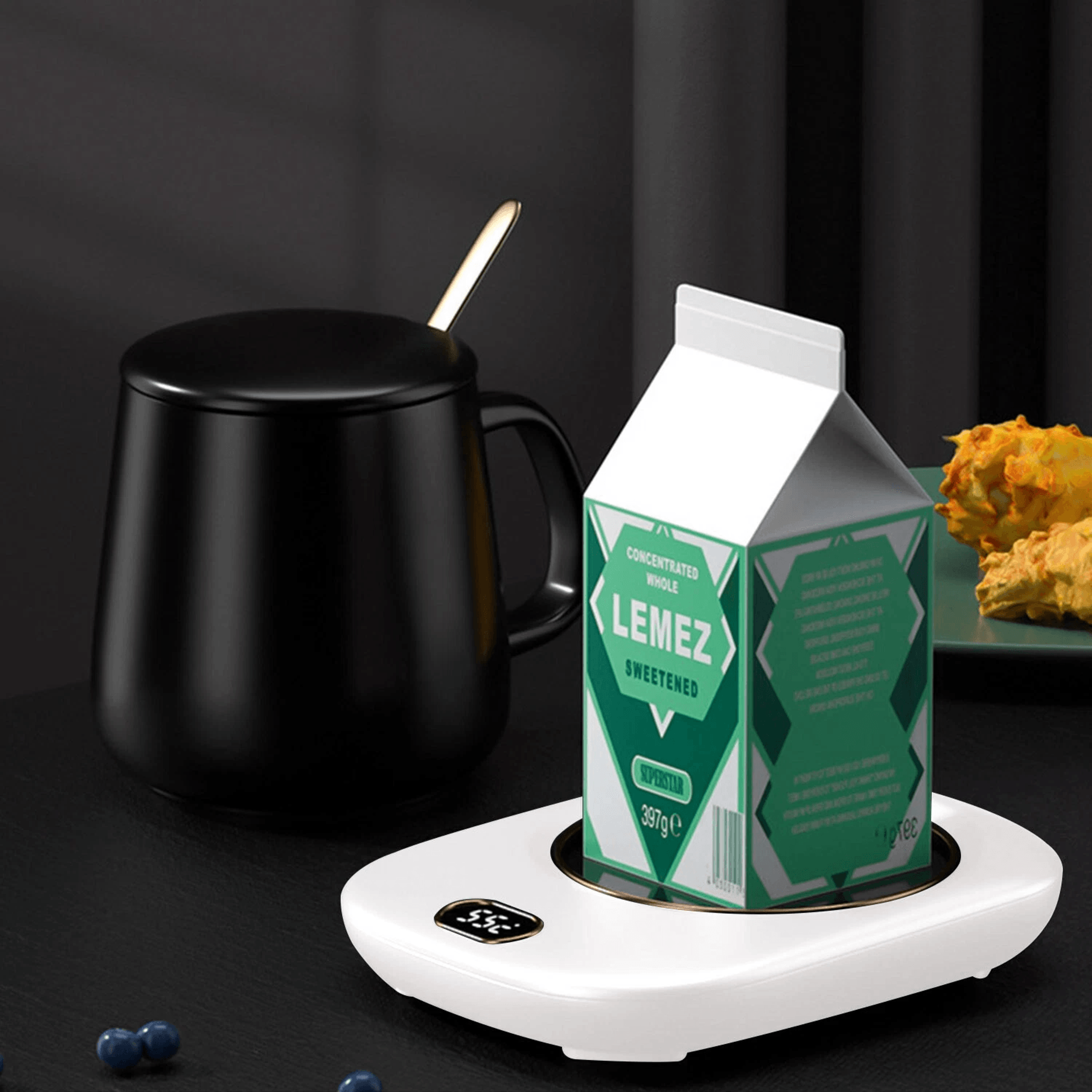 usb beverage warmer plate for coffee, milk, cup, mug, electric warmer for office & home desk, hot drink plate