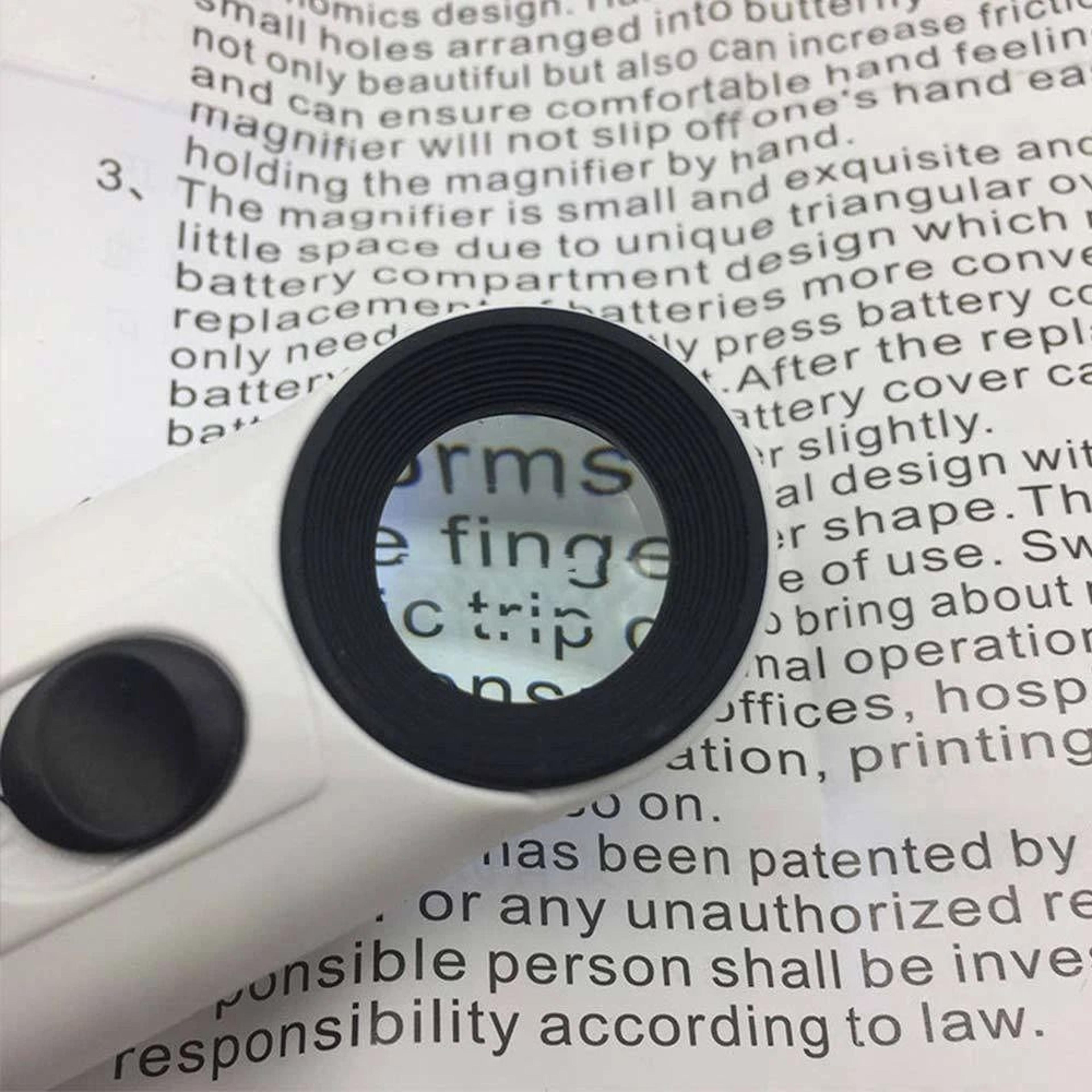 jeweler eye loupe, 40x magnifying glass with led light, perfect jewelry inspection tool