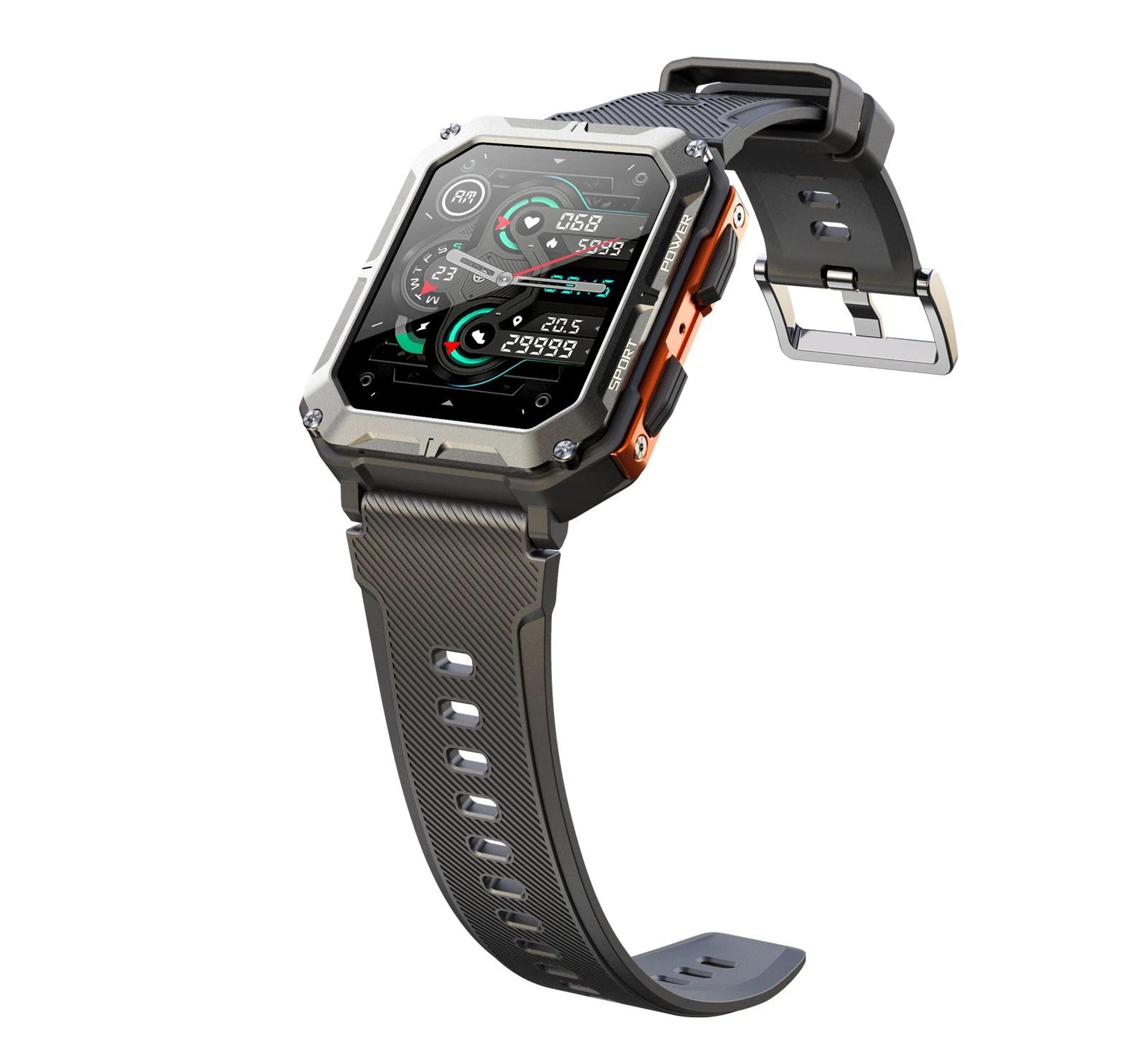 military smart watch men, answer calls, new fitness tracker wristwatch