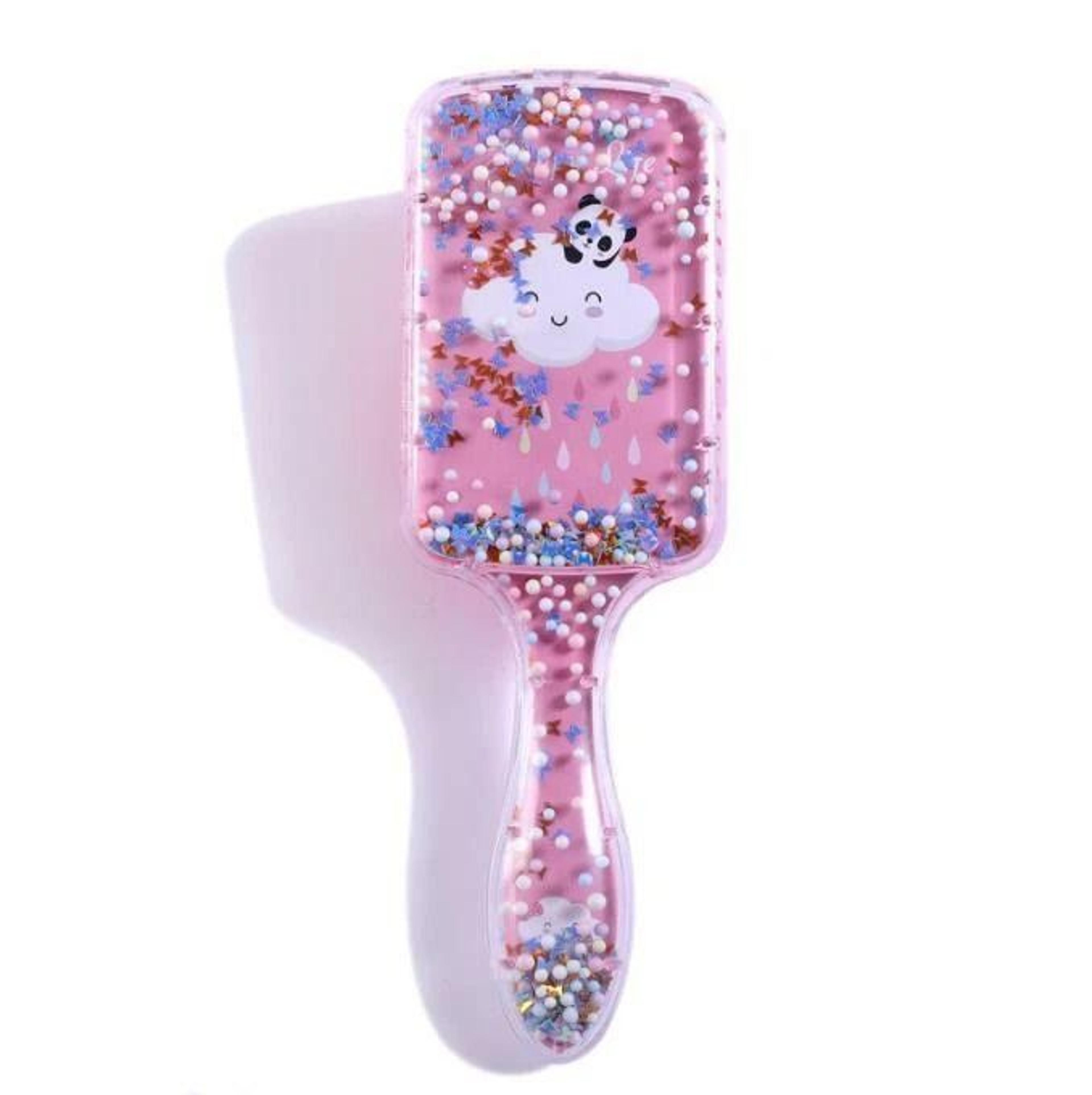 hair scalp massage brush, cute air cushion comb cat, panda rainbow wet dry paddle