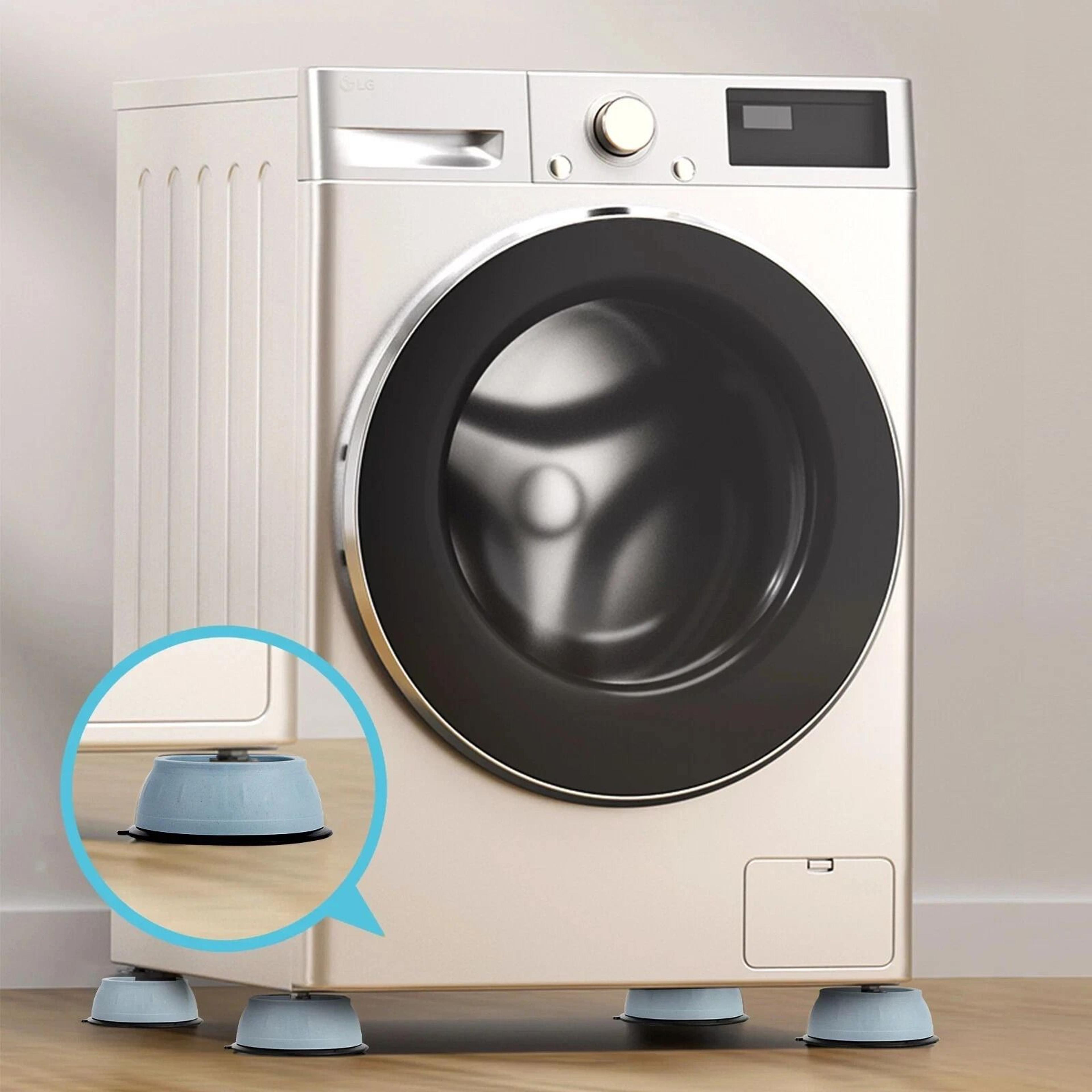anti-slip rubber feet base pads, anti vibration washing machine mats support for smooth operation