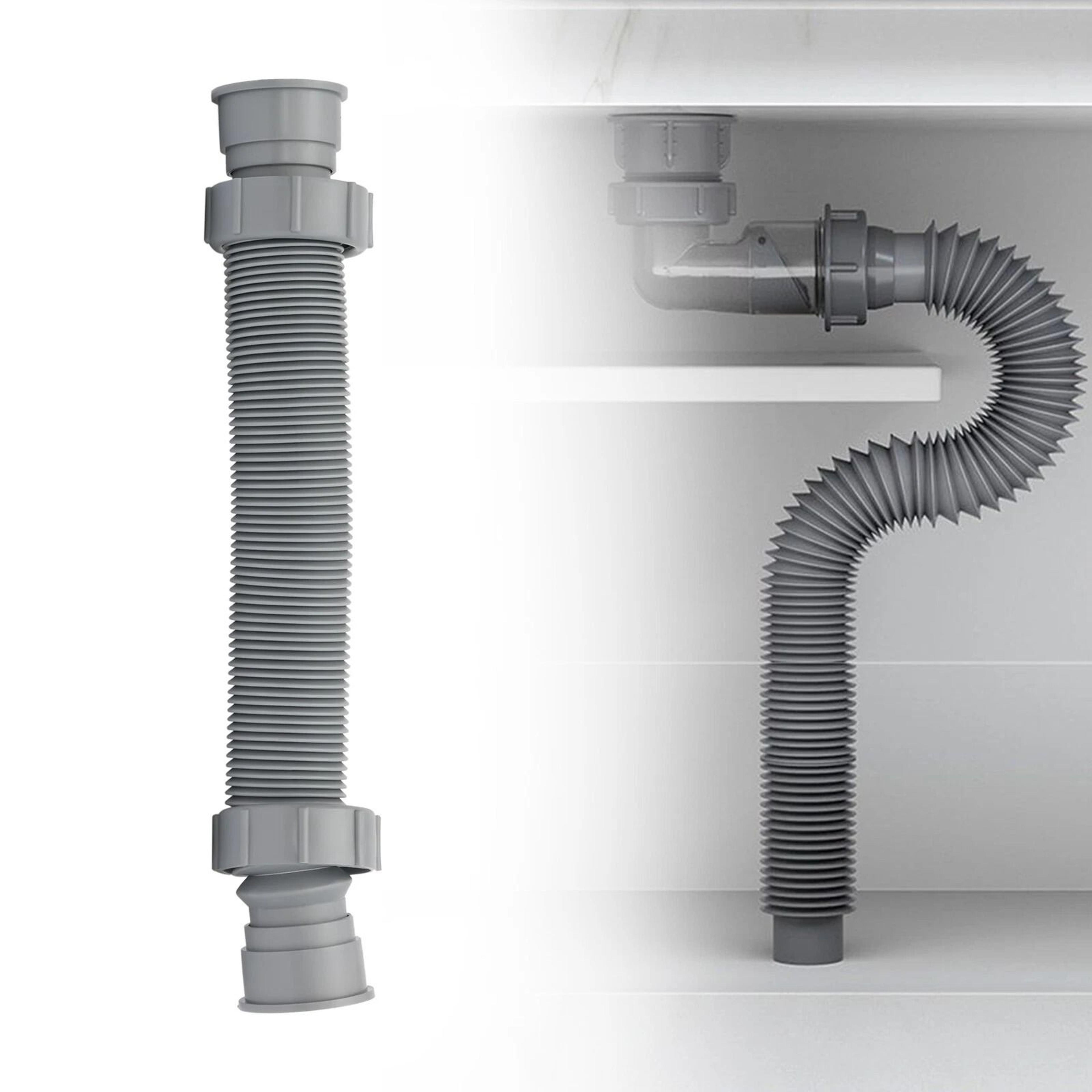 drain tubing pipe for kitchen sink – flexible basin water drain hose tube, leak-proof design, easy to use