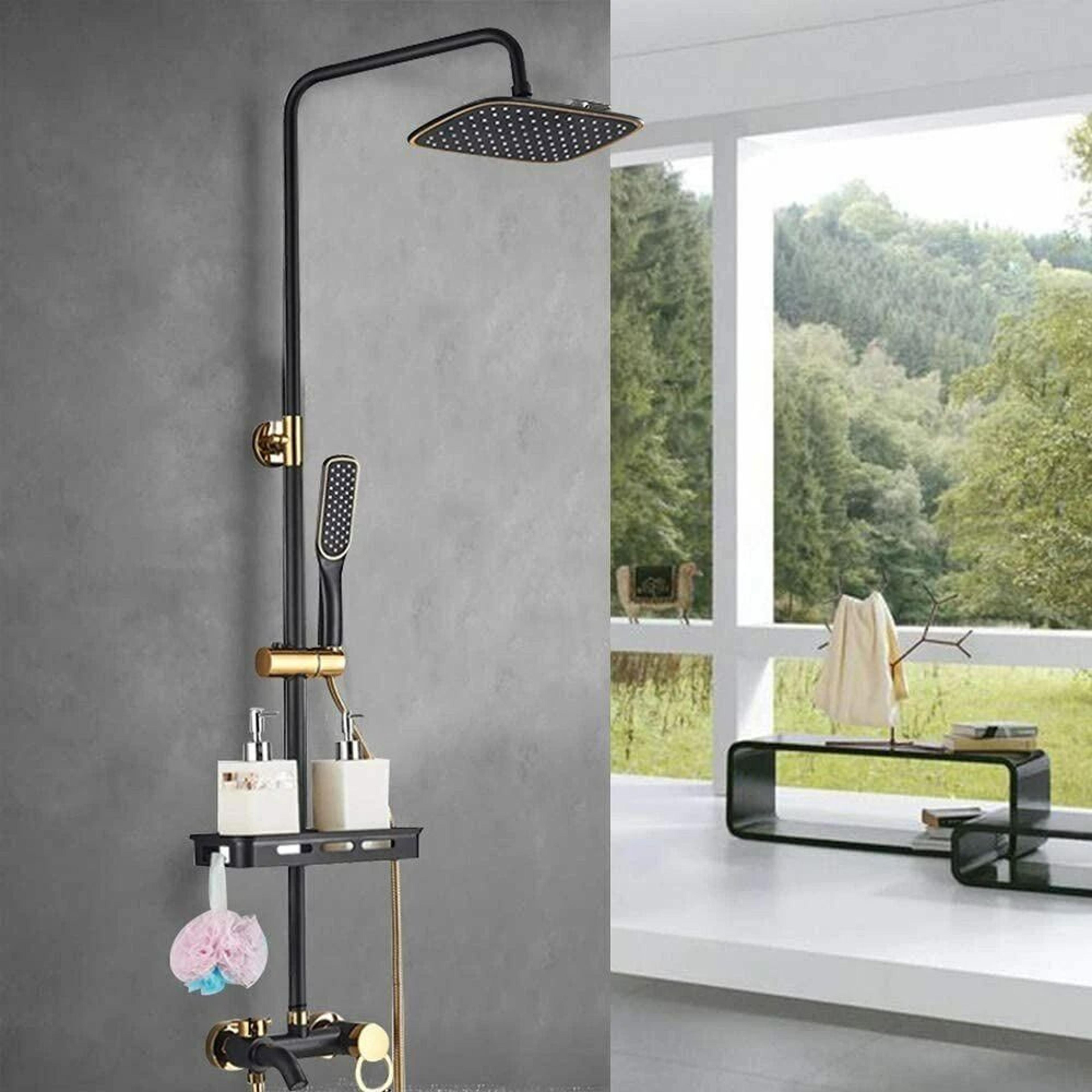 rain shower head combo, function exposed shower faucet system
