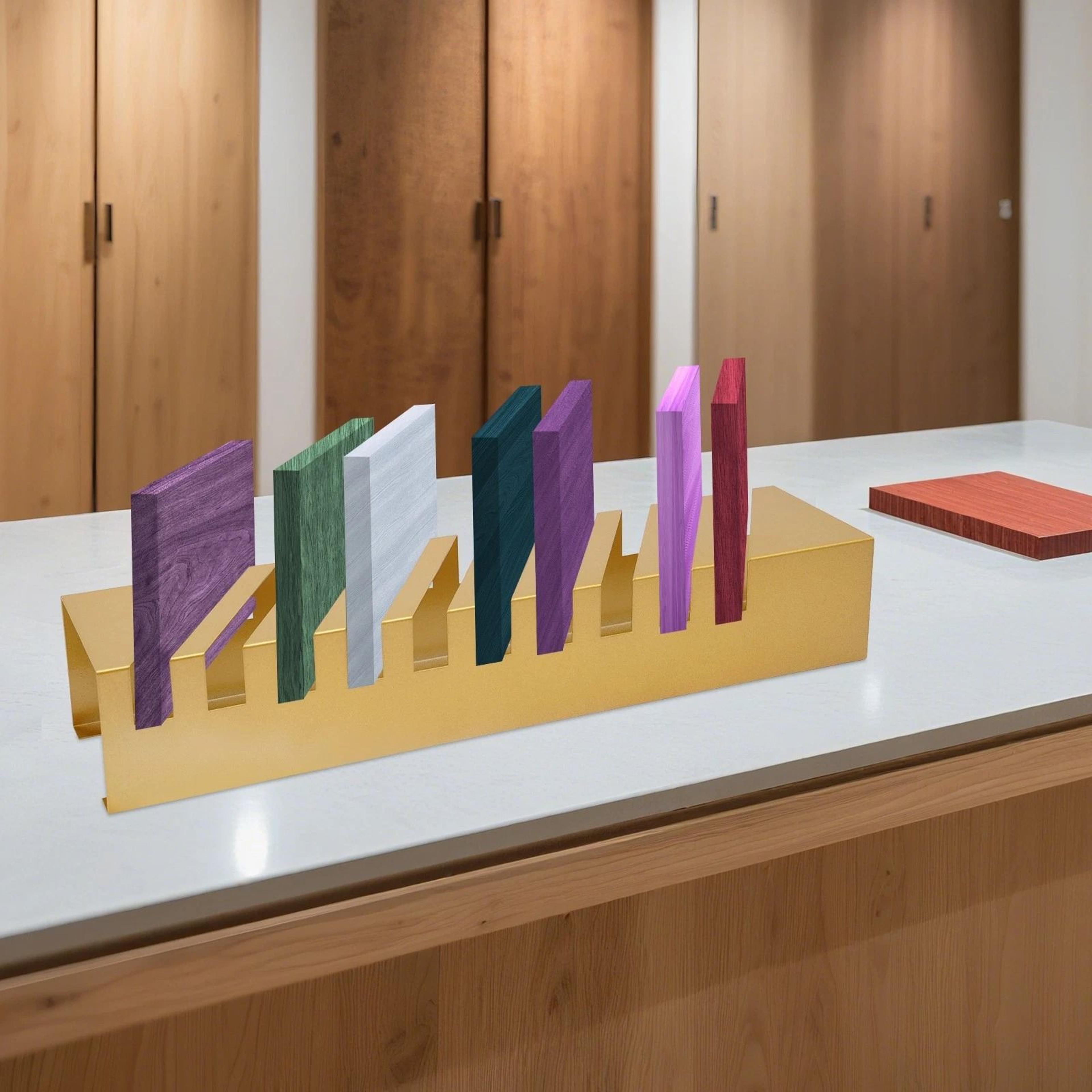 tile display stand, small tile display rack, countertop