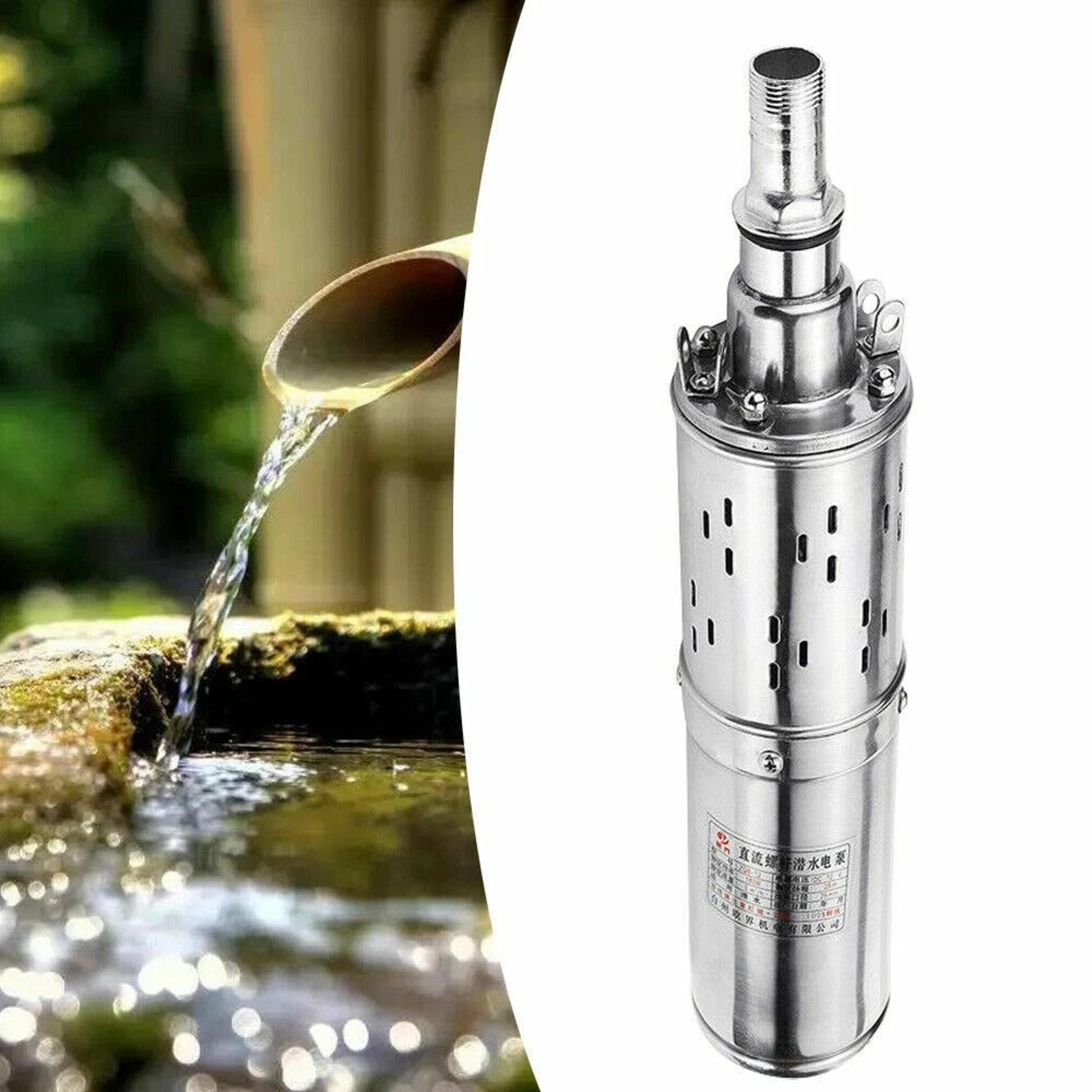 solar powered pump - submersible deep well pump for efficient watering on farms & ranches
