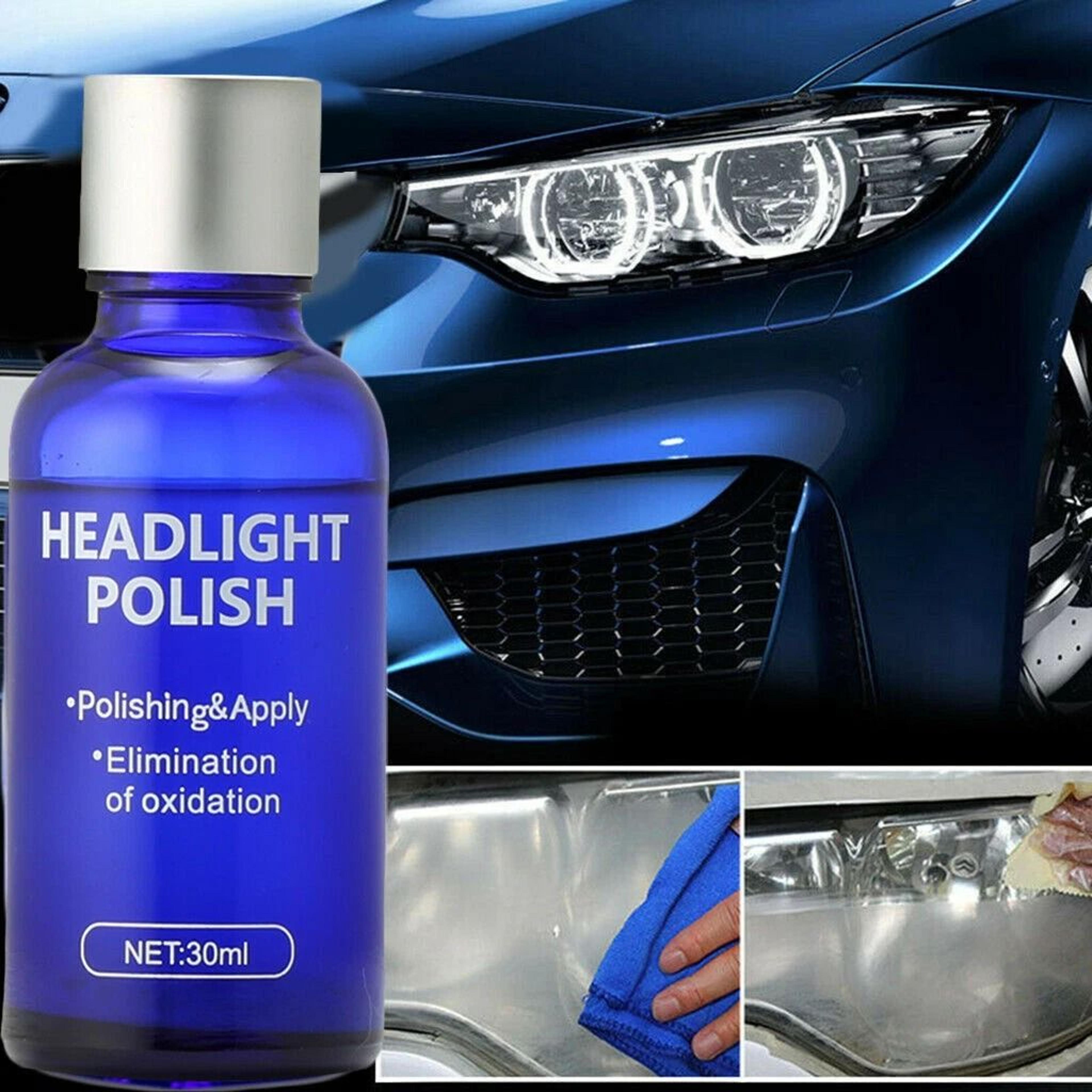 lens restoration repair kit, pro car headlight, polish cleaner, cleaning tool