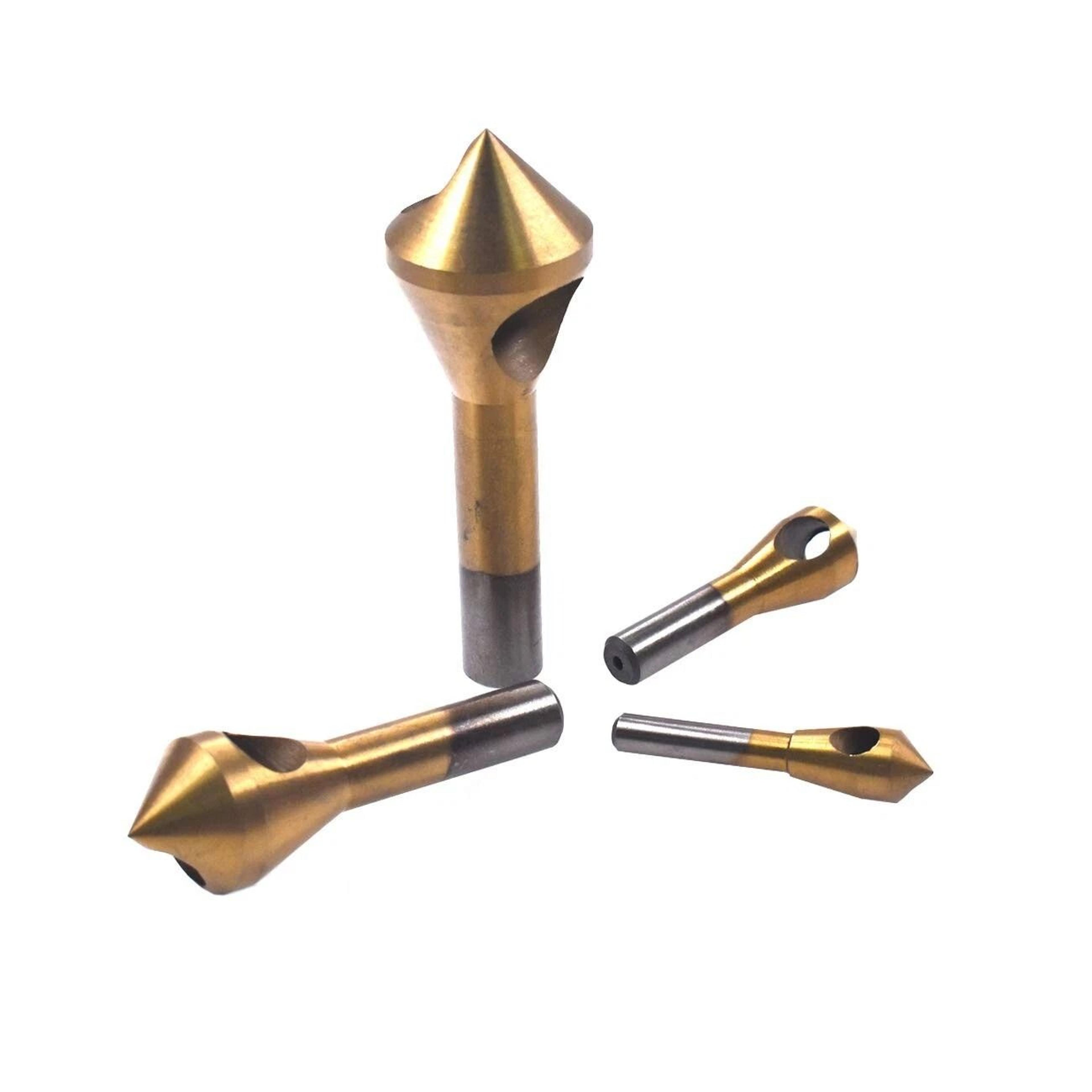 deburring chamfer countersink drill bits set, cutting metal tool kit