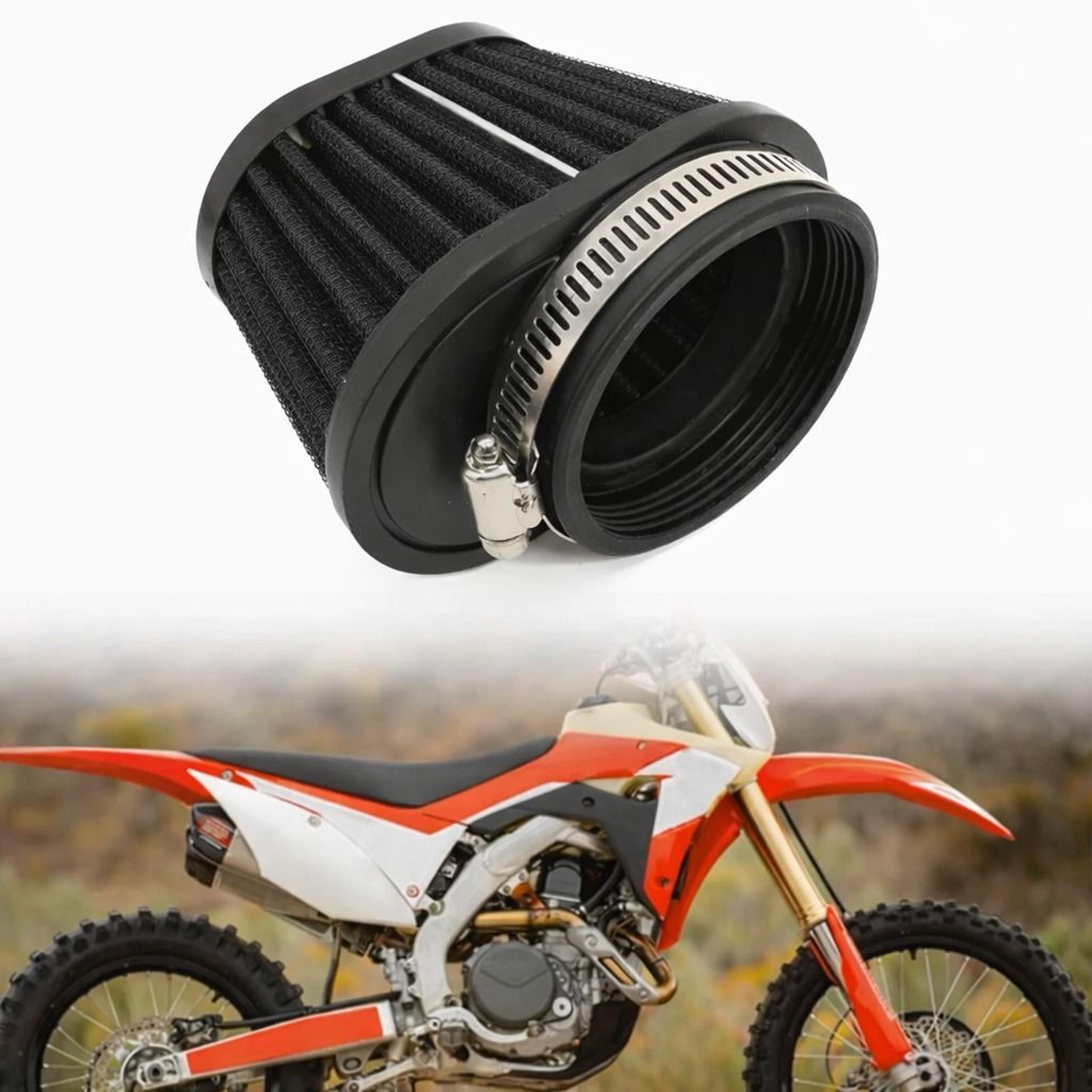 universal motorcycle air intake filter cleaner pod, reusable