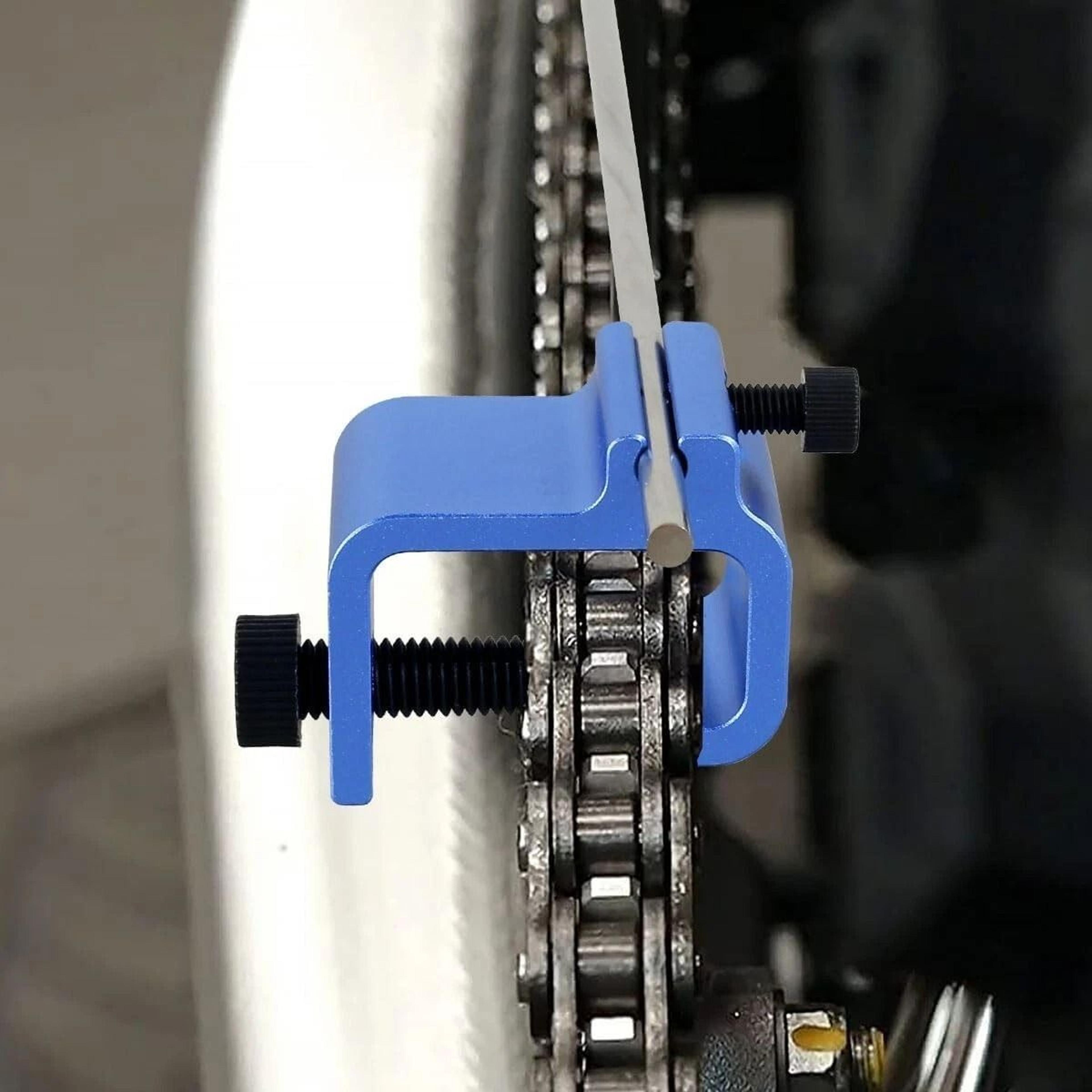 motorcycle chain alignment tool for honda yamaha suzuki, sprocket chain adjusting tool