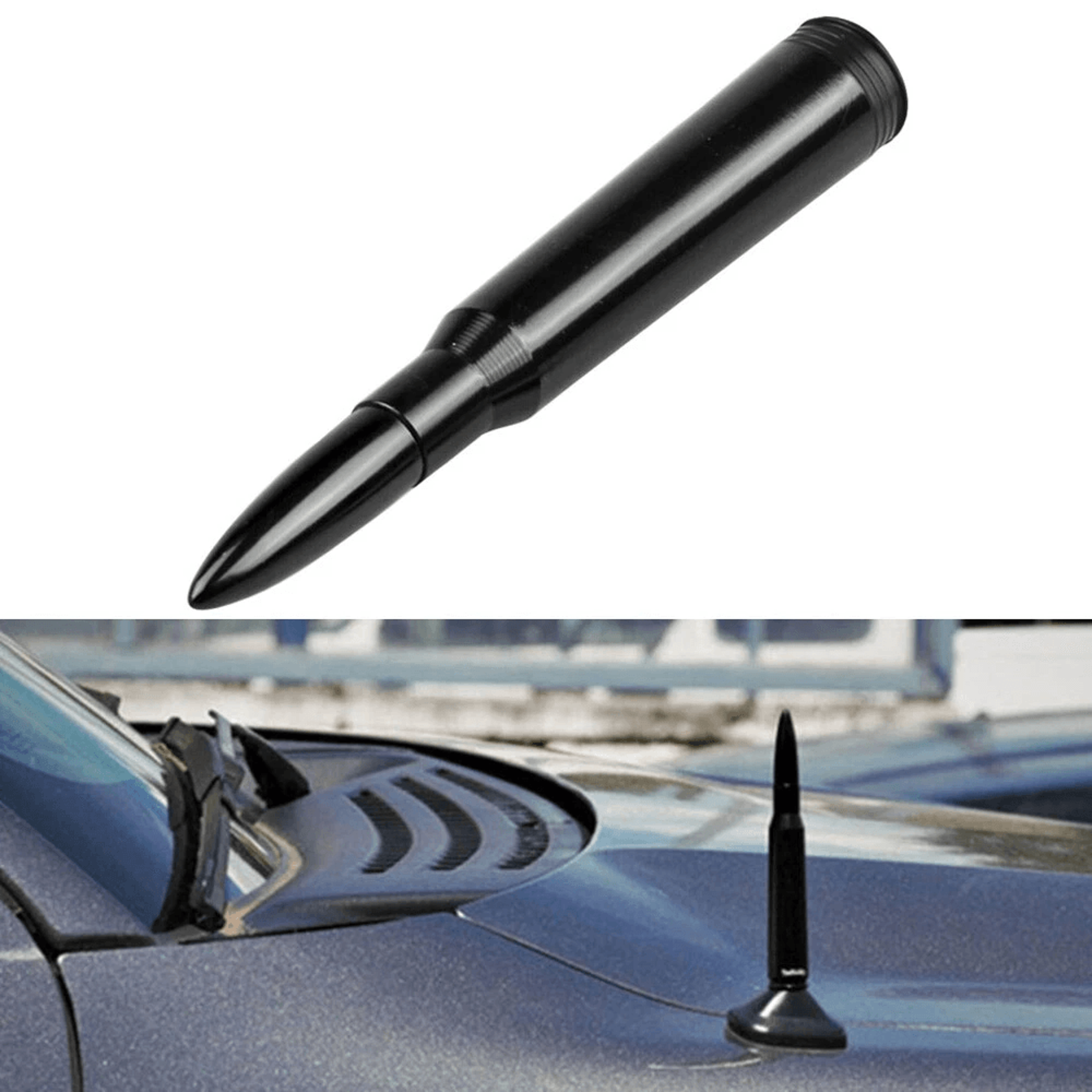 aluminum short antenna black kit for ford raptor cal