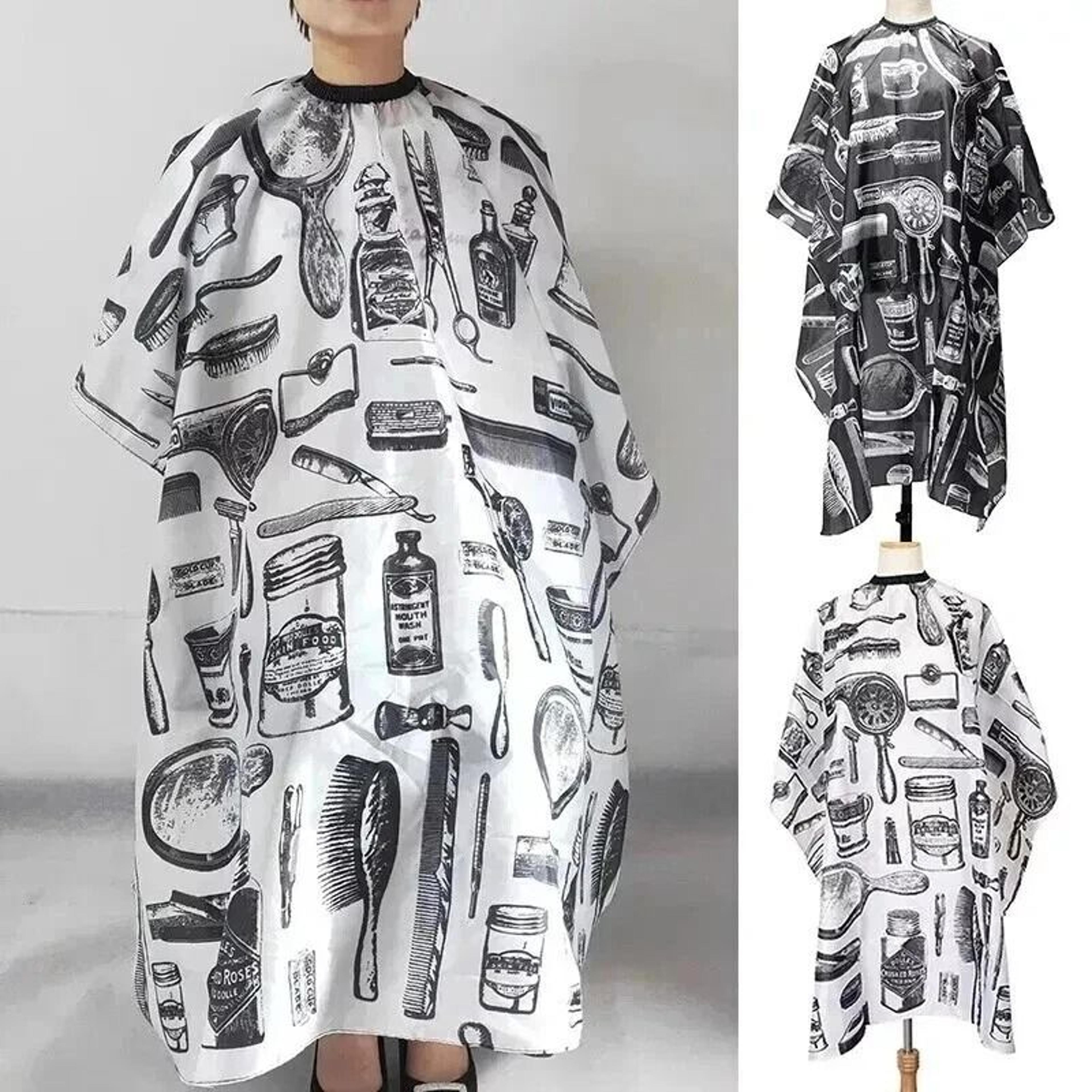 professional salon cape, waterproof barber cape for men, hair cutting cape