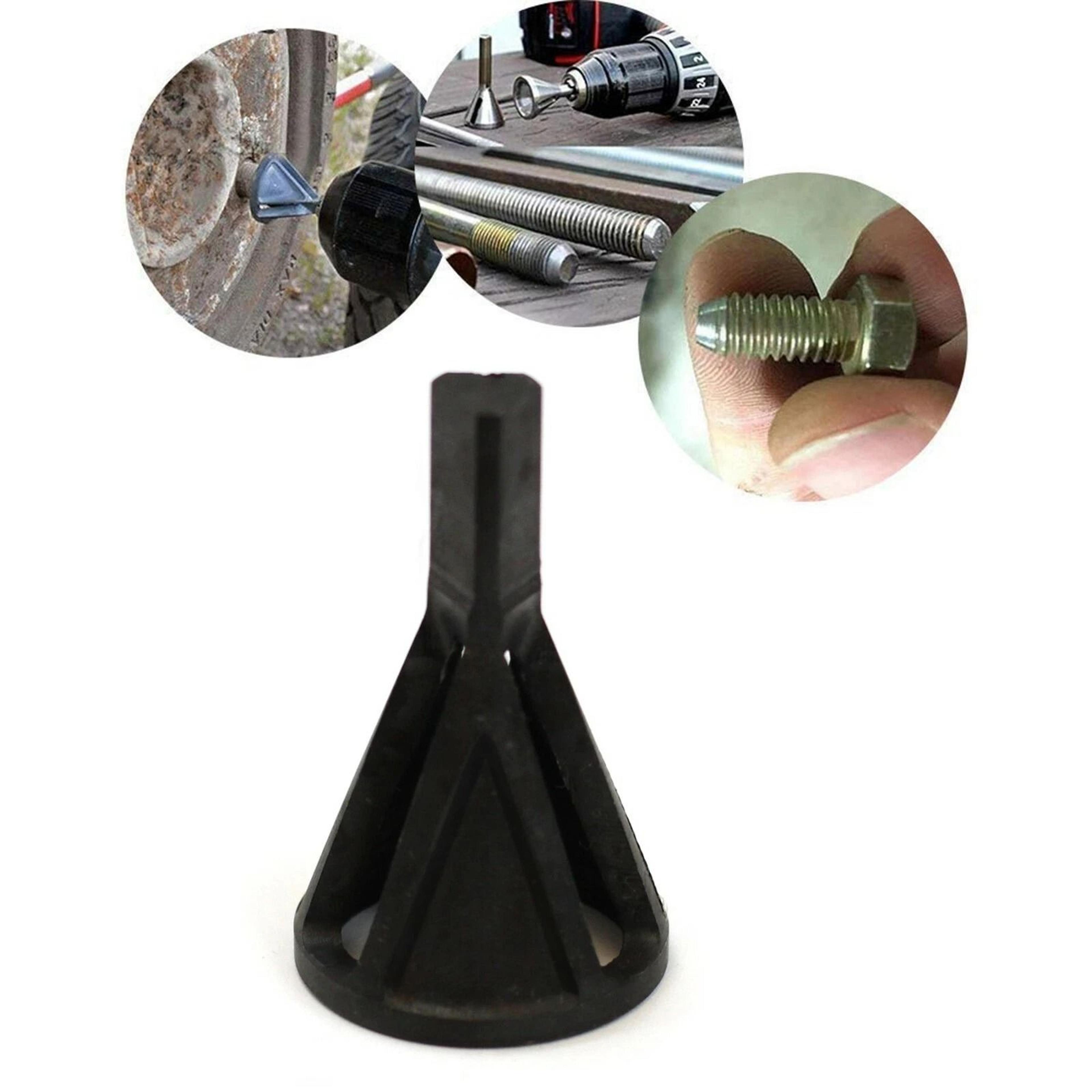 stainless steel deburring external chamfer tool, burr removal drill bit for smooth edges