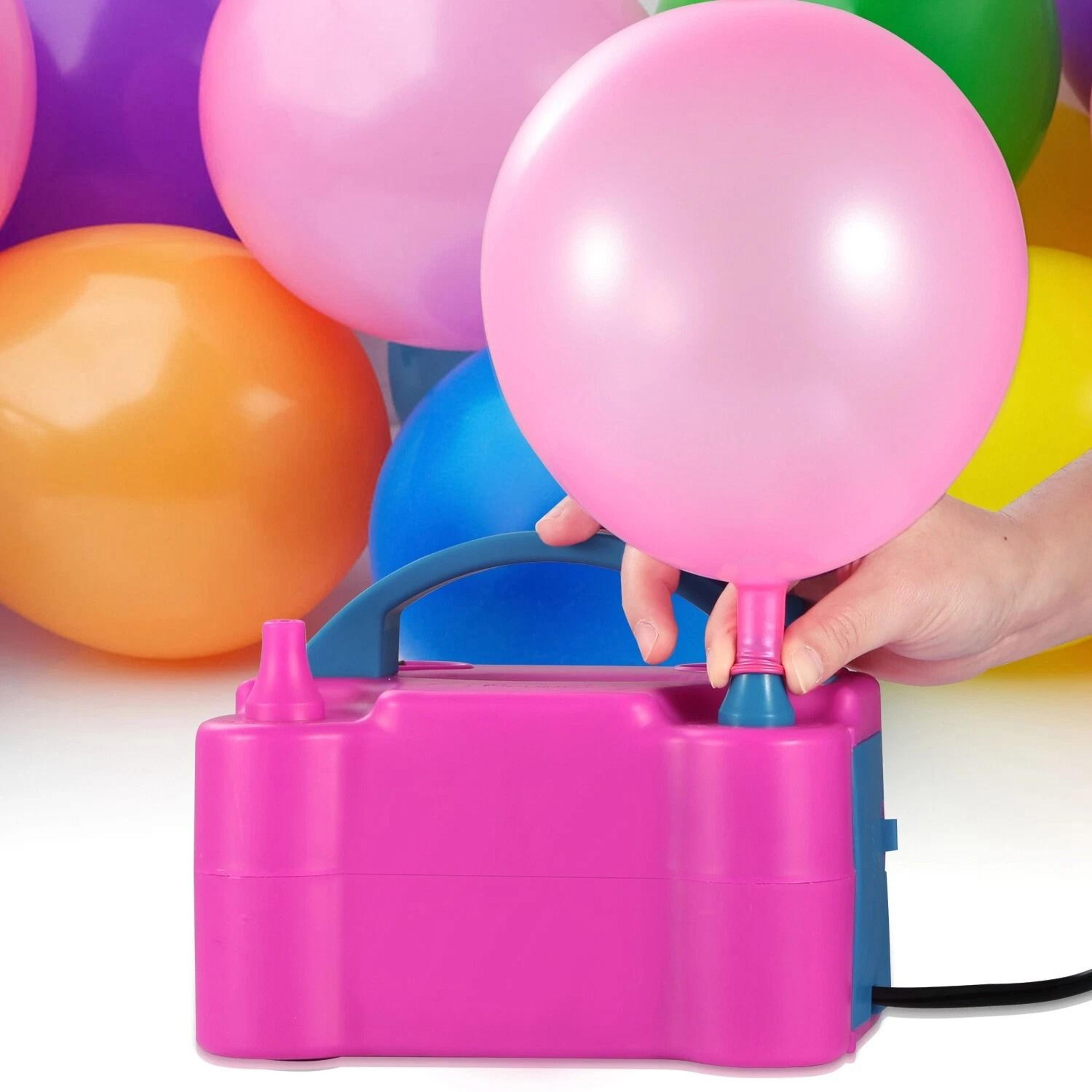 electric balloon pump dual nozzle inflator party and wedding decor air blower