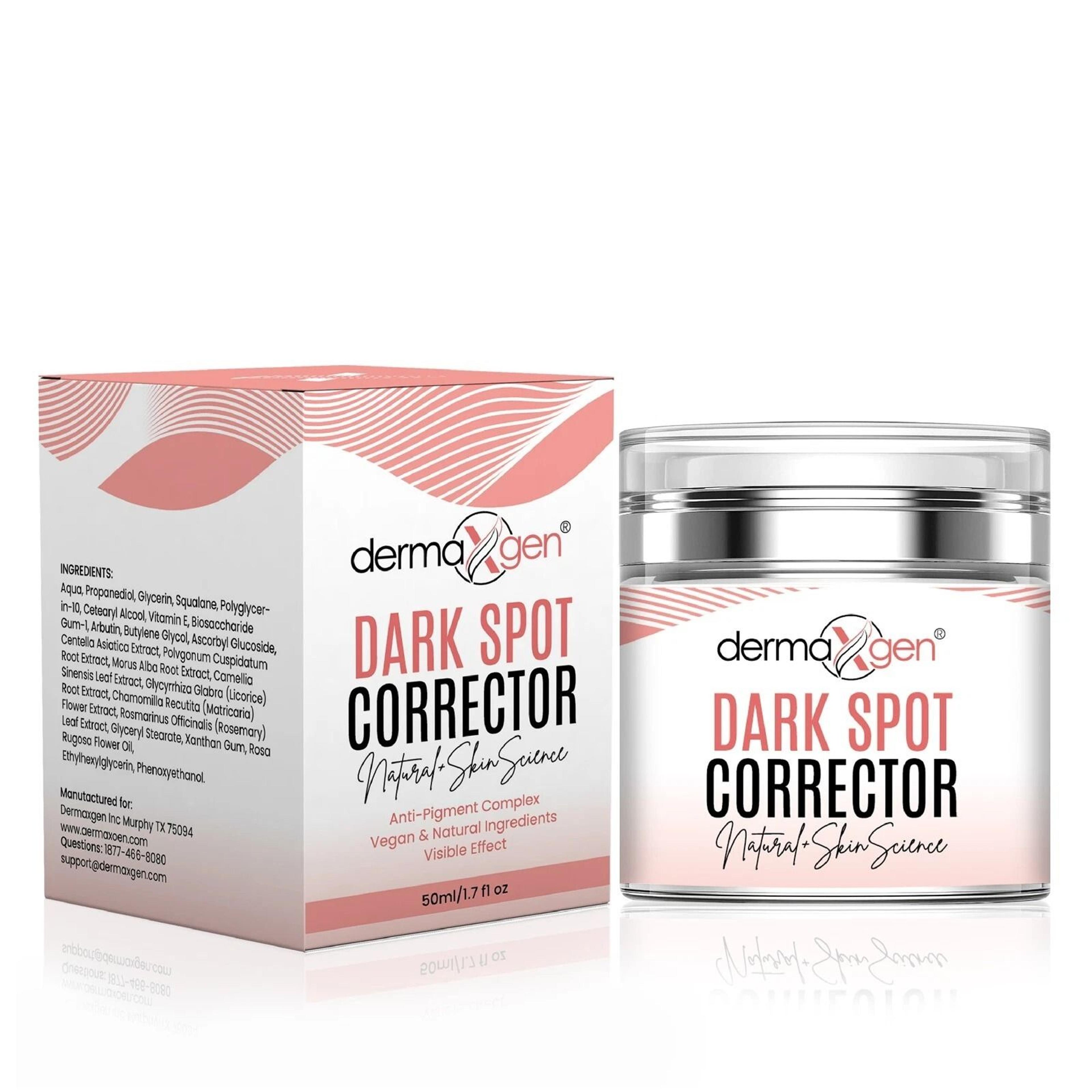 organic dark spot corrector & sunspot remover for face & body brightening skin serum