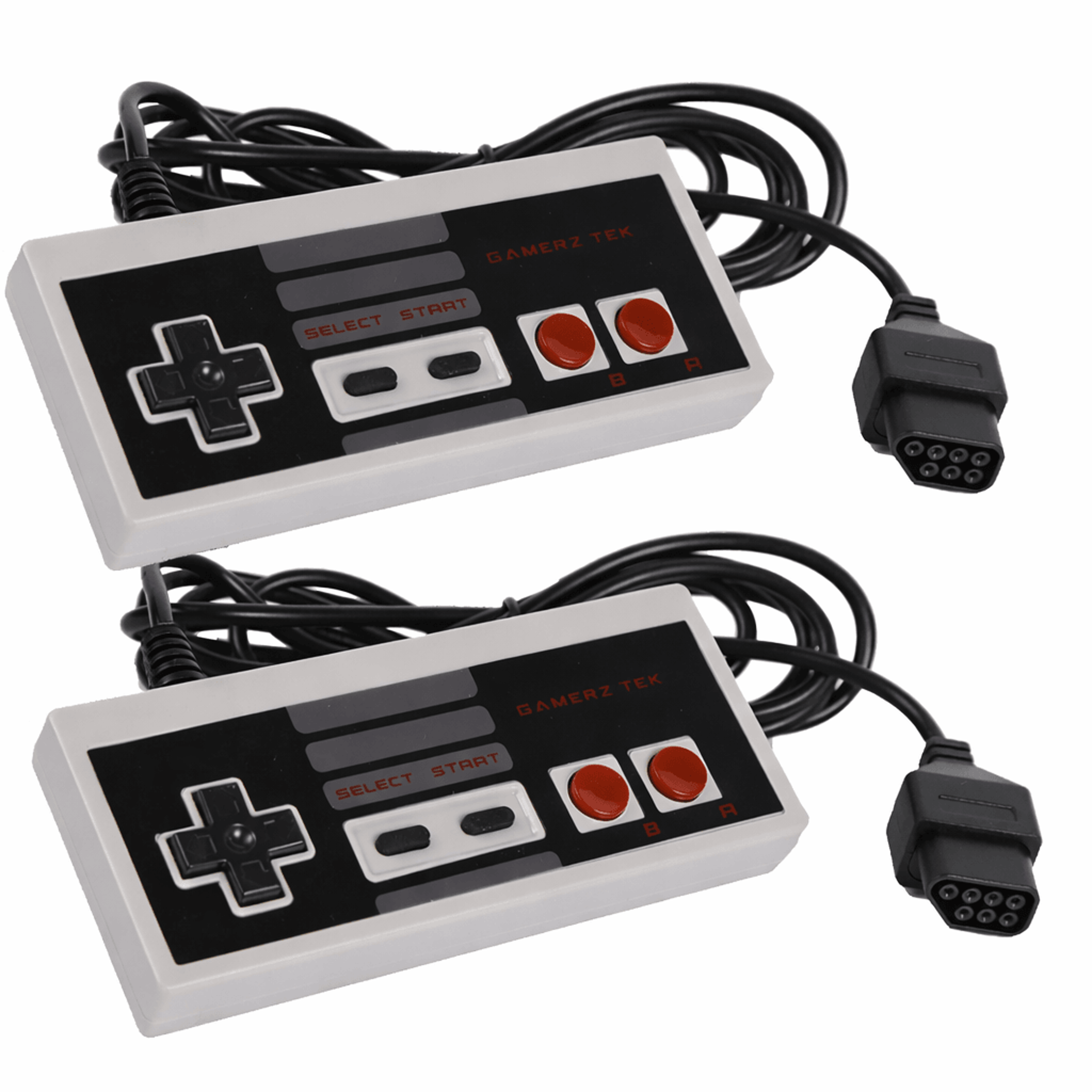 wired controller for nintendo nes console vintage style, reliable gameplay