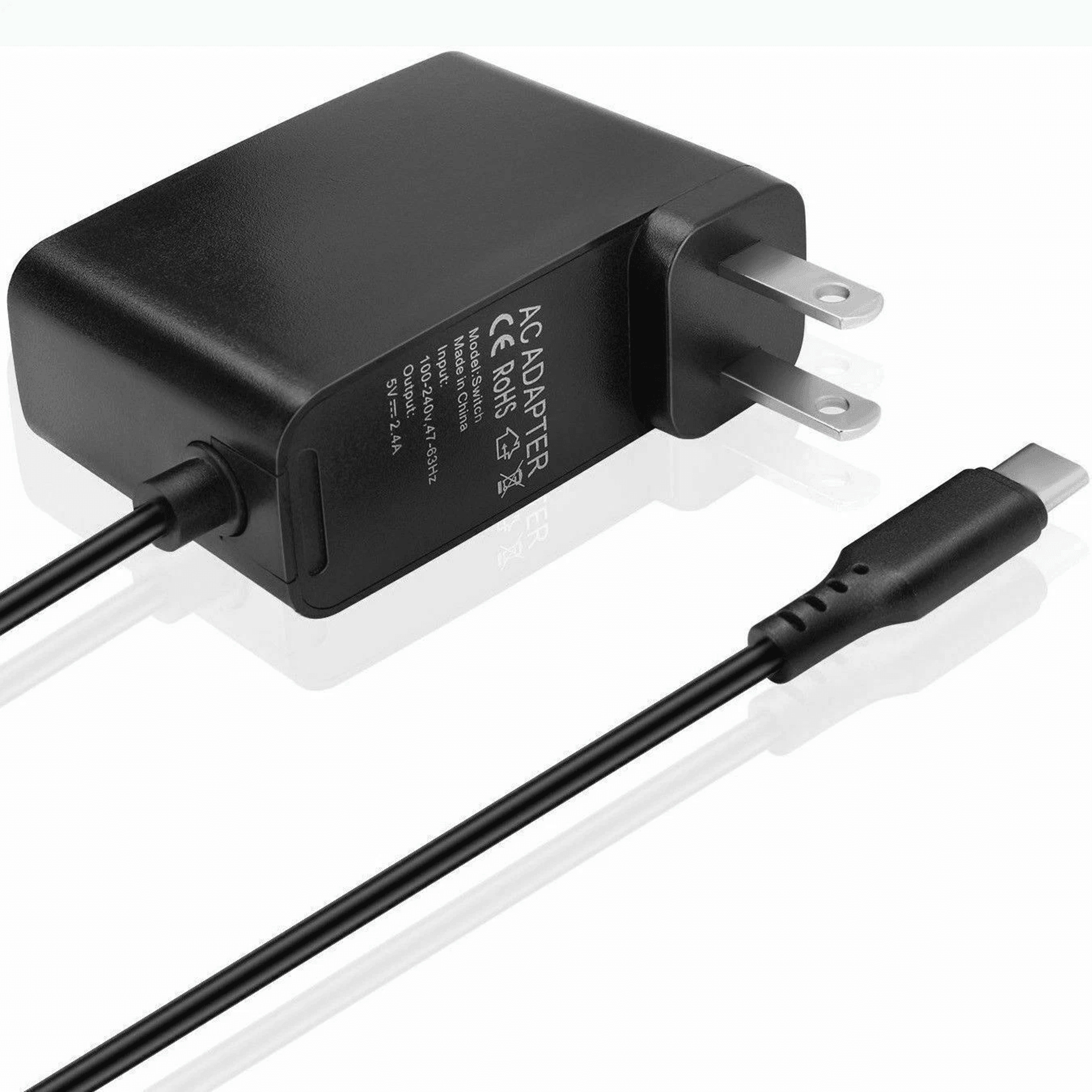 switch ac power supply adapter home & travel charger cable