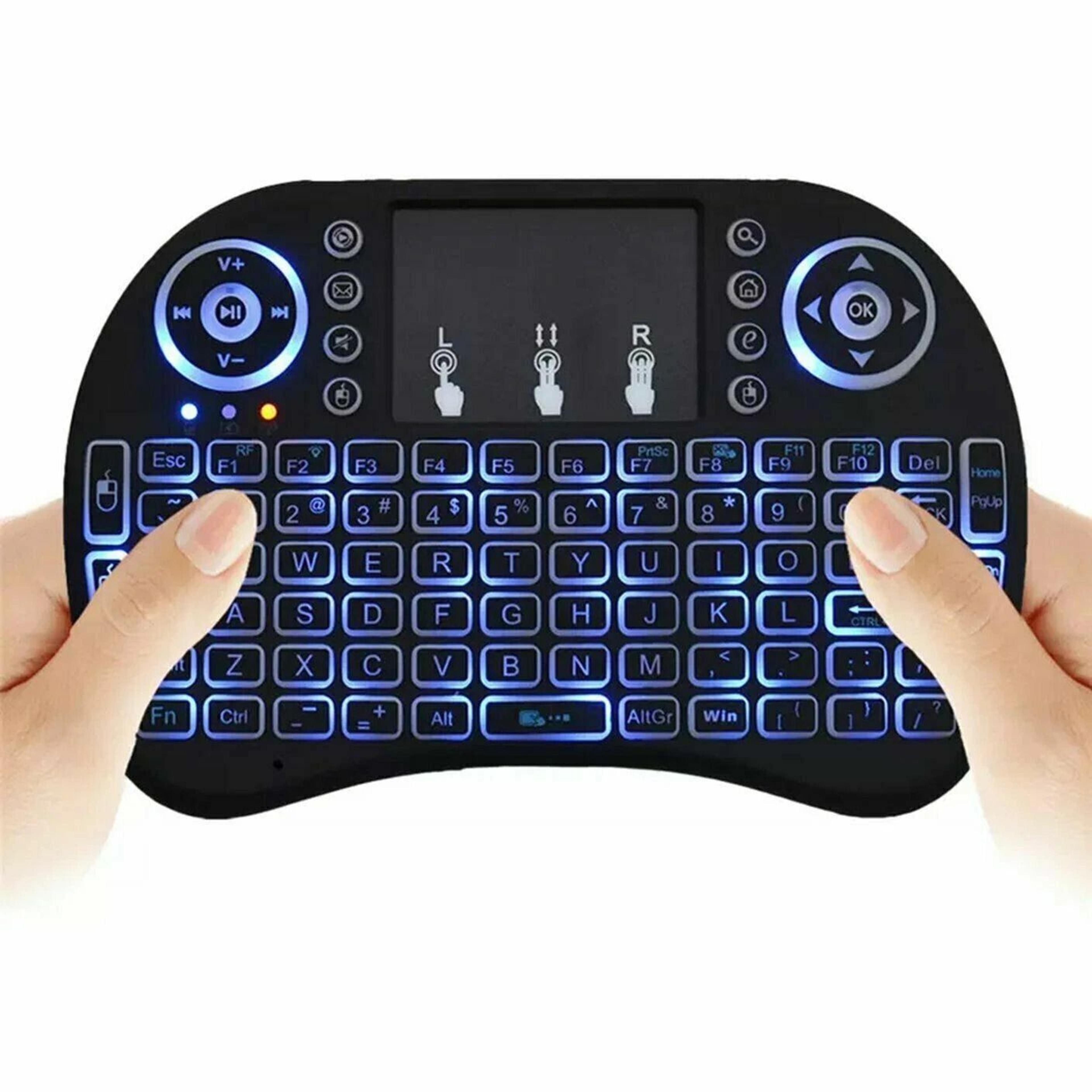 wireless mini keyboard remote with touchpad for smart tv & android tv box