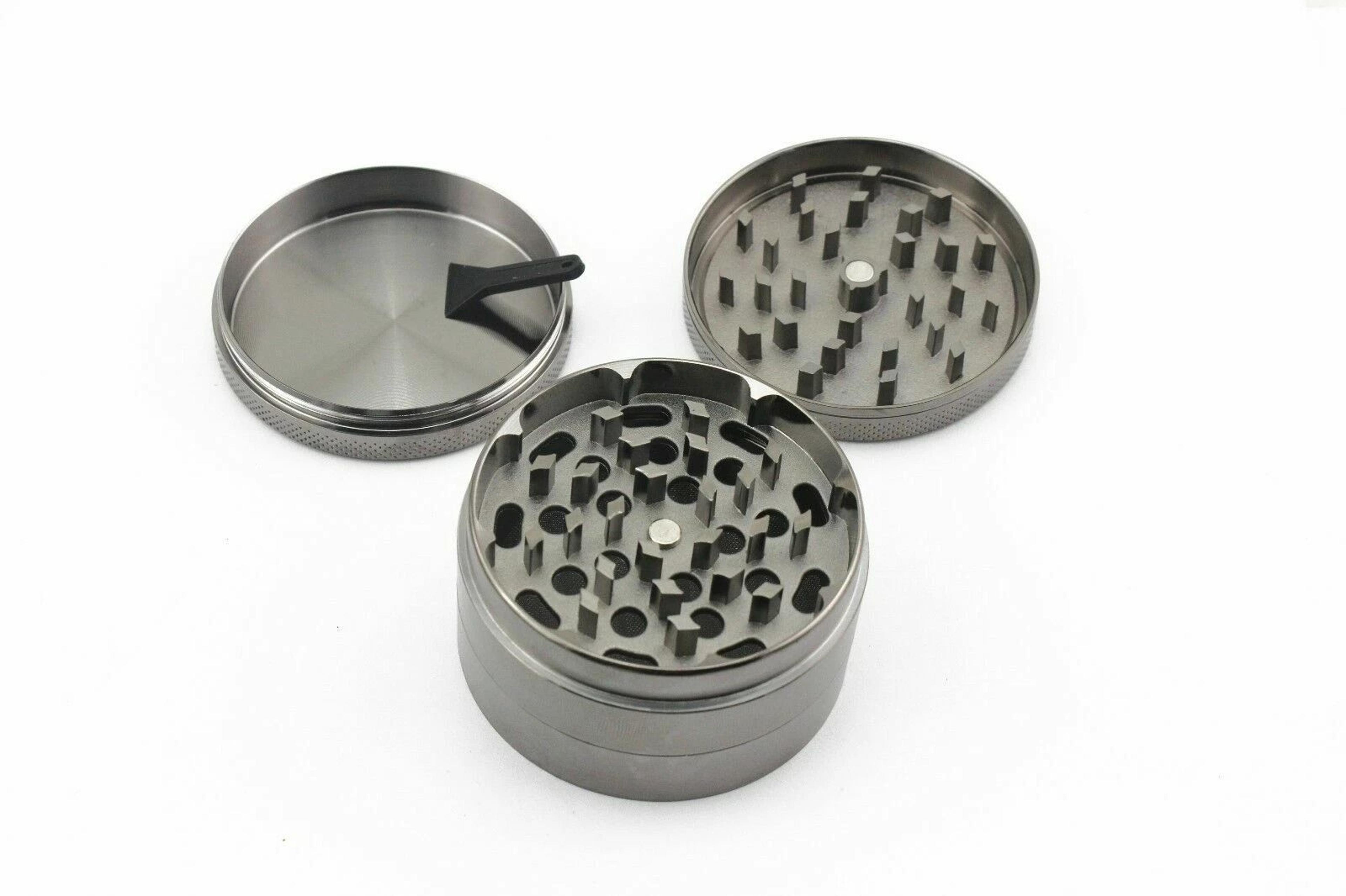 chromium crusher tobacco & herb grinder metal smoke alloy spice crusher