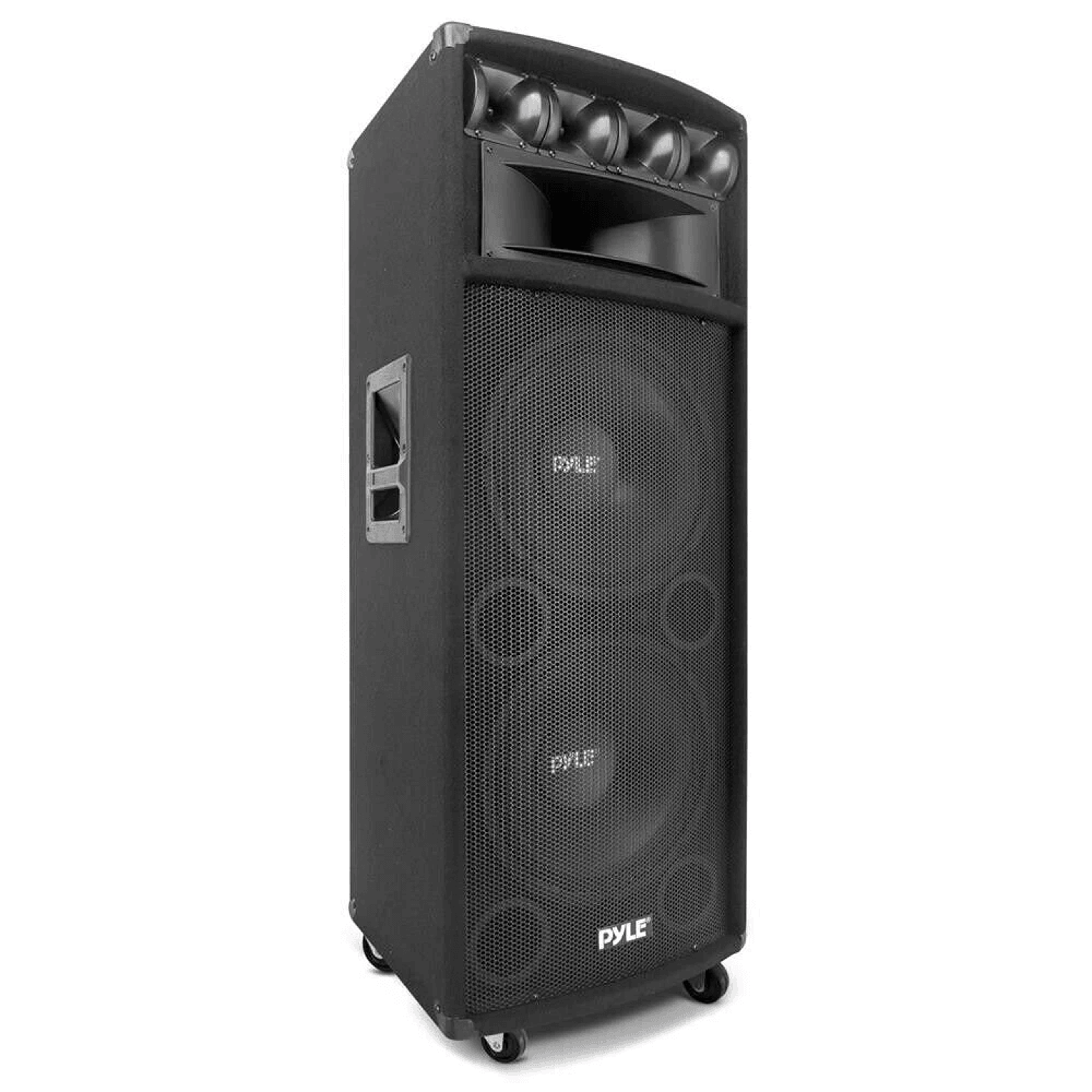 loudspeaker cabinet with built in crossover network