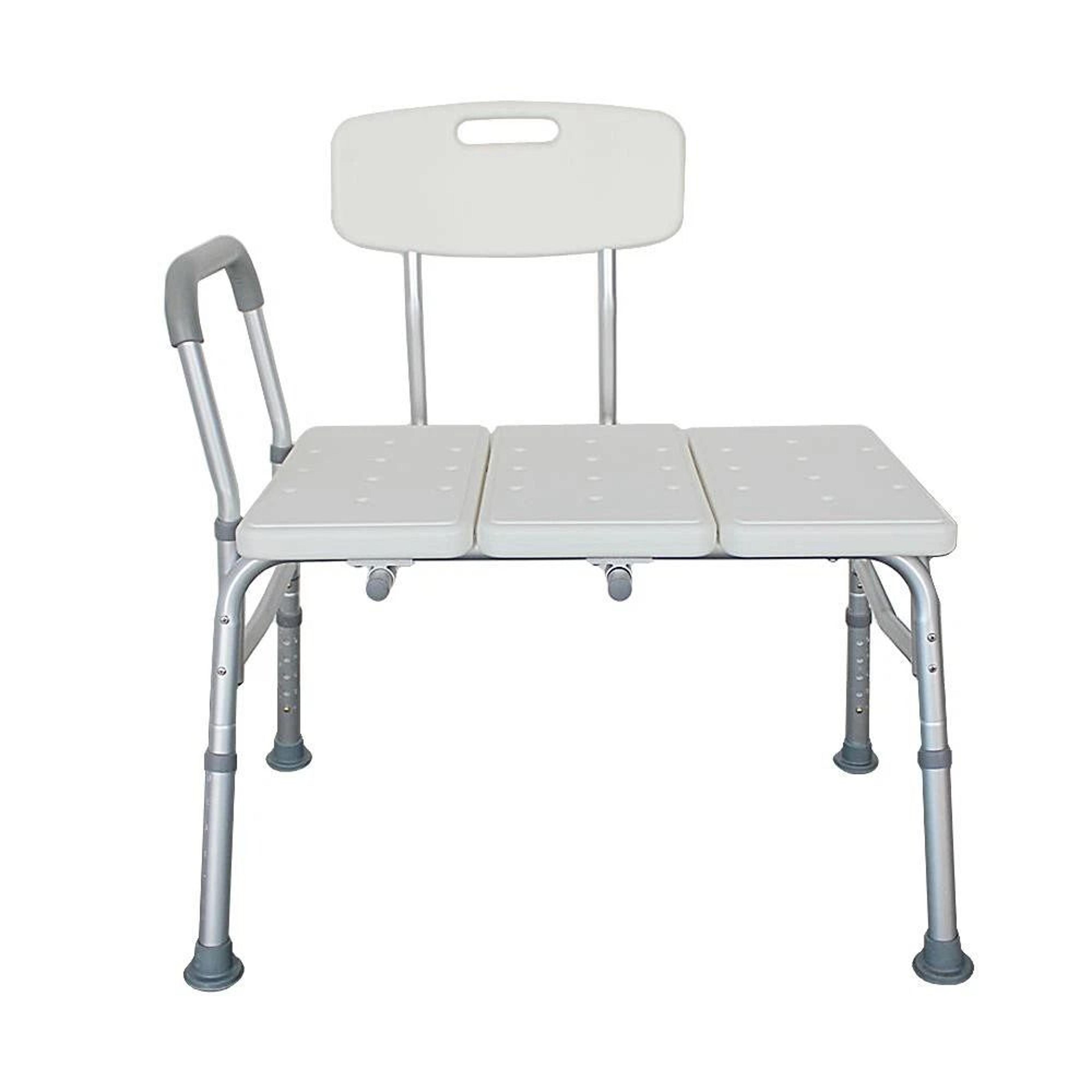 heavy duty medical transfer bench with adjustable height for safe bathing shower chair stool for comfort and stability