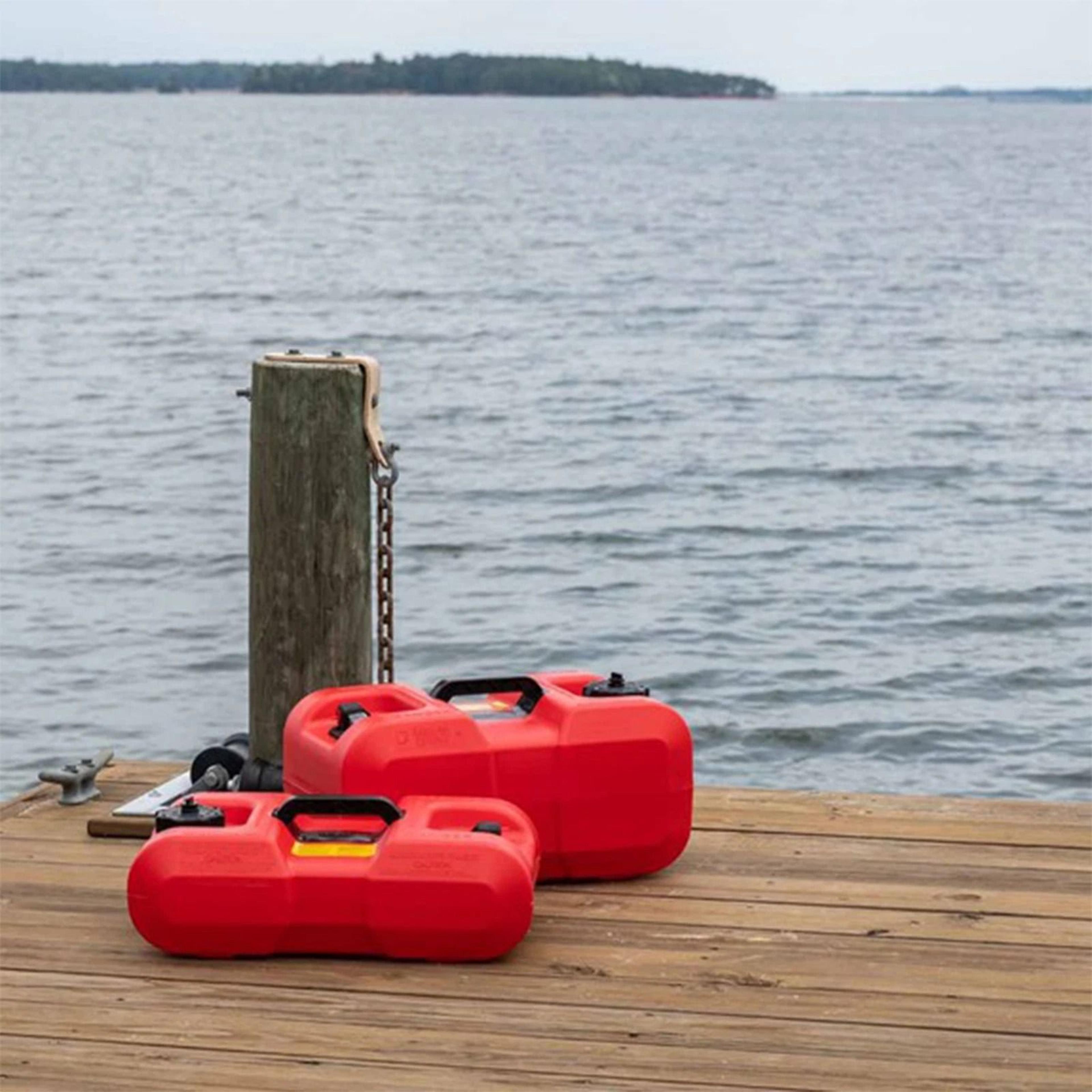 scepter marine fuel tank portable fuel can for boats, under seat storage, durable and convenient