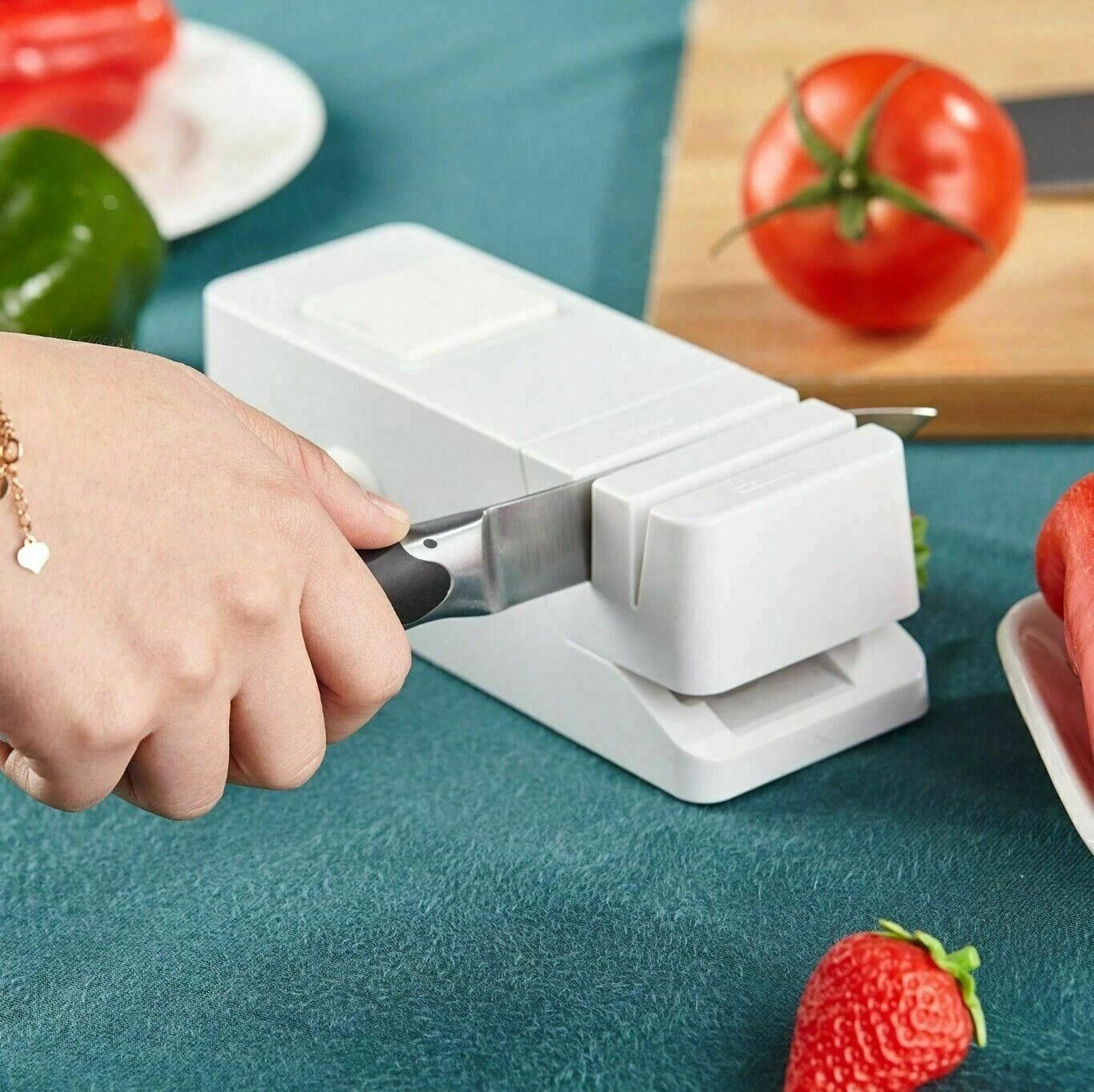 multi task electric knife and scissor sharpener for machetes & more fast grinding machine for effortless sharpening