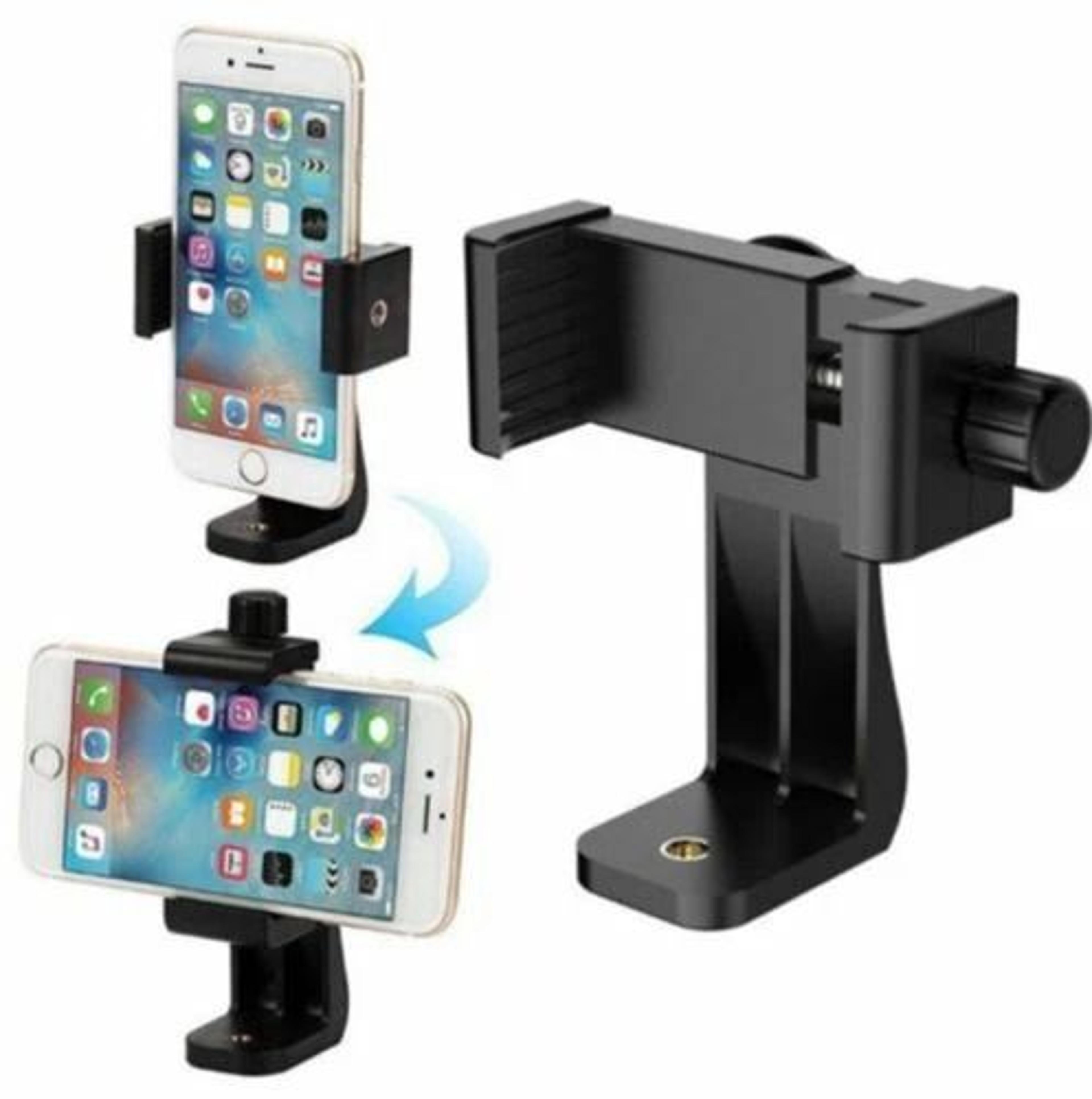 smartphone tripod adapter for selfie stick portable cell phone bracket mount clip