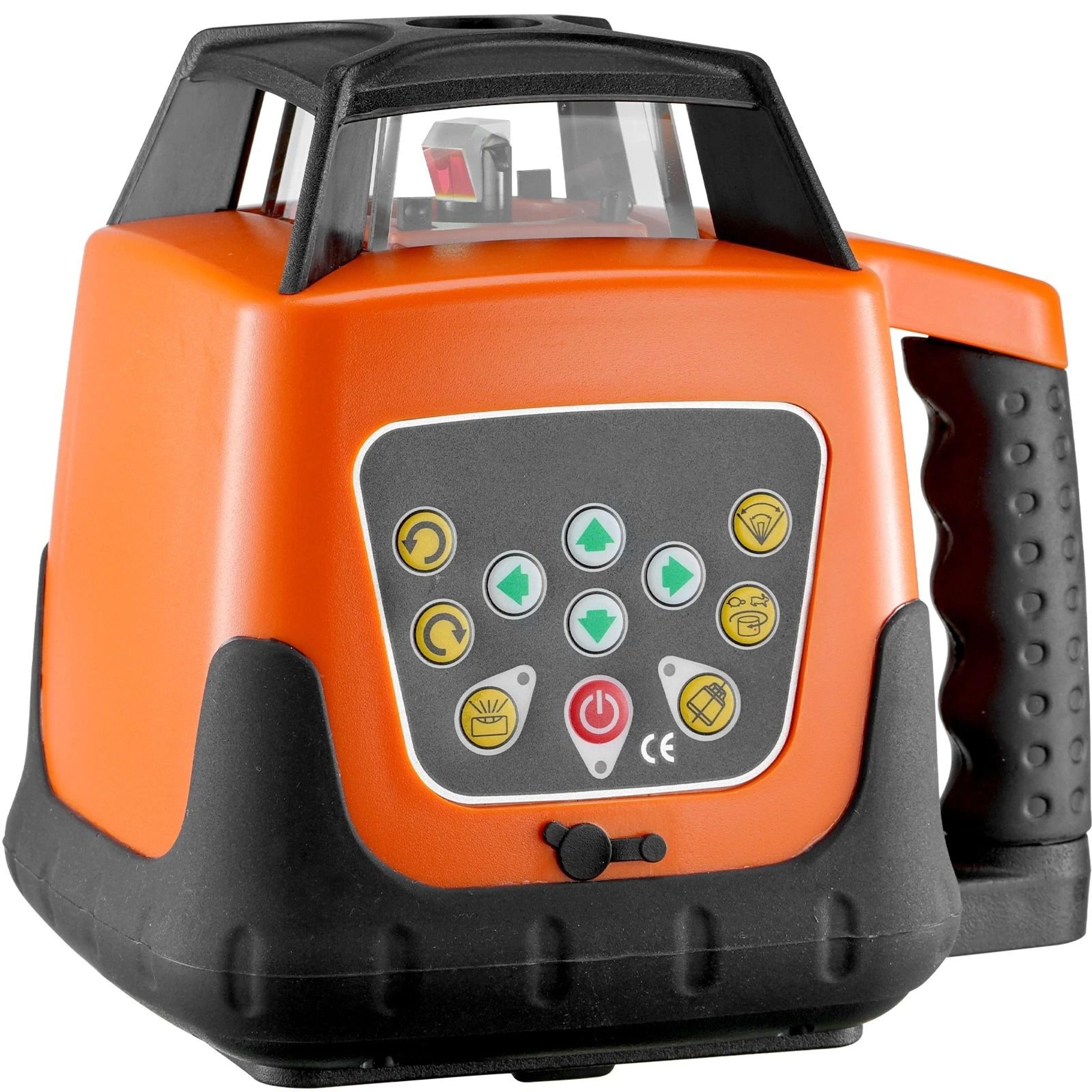 self leveling rotary green beam laser level tool with long range precision for construction and diy projects