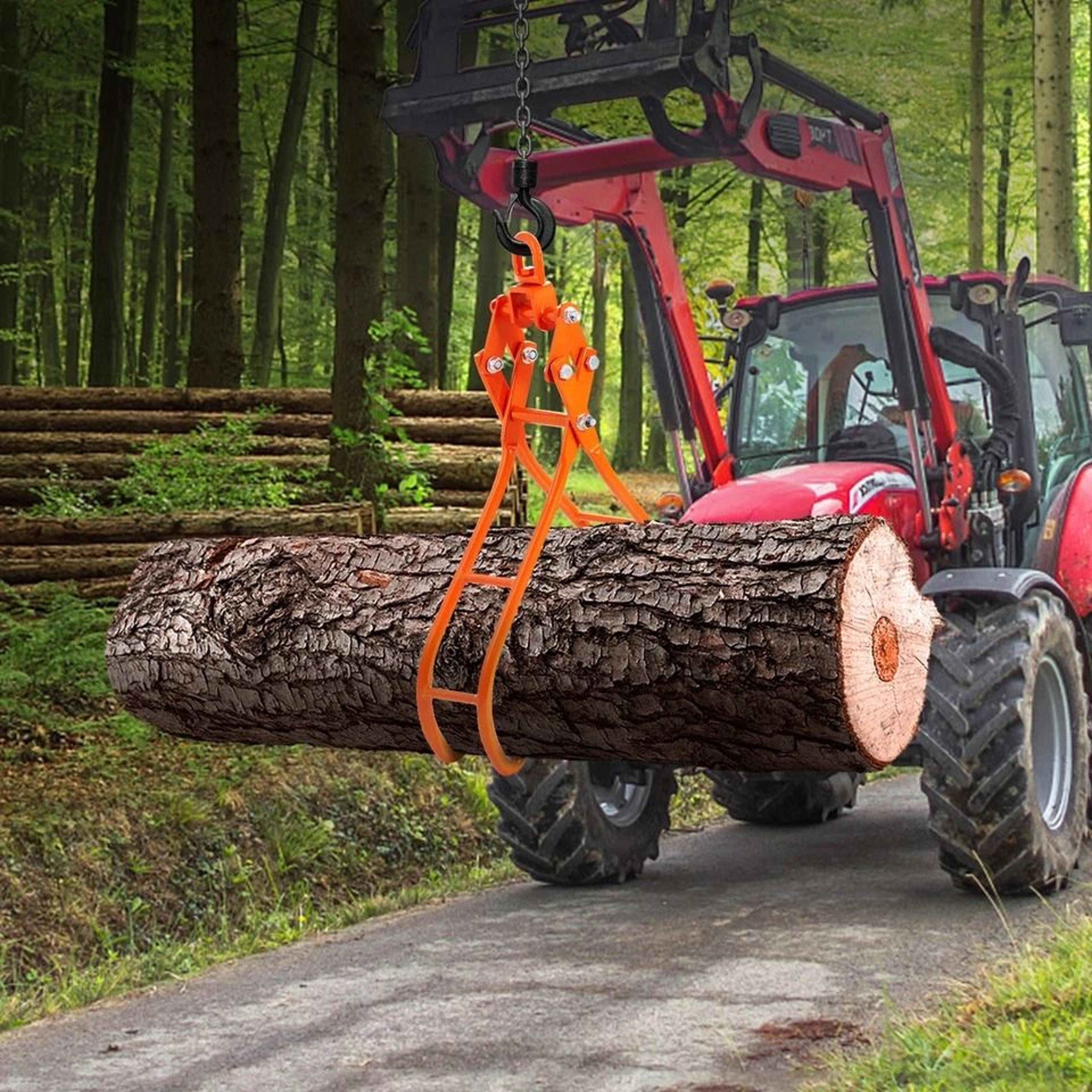 timber claw hook claw log grapple for logging tongs