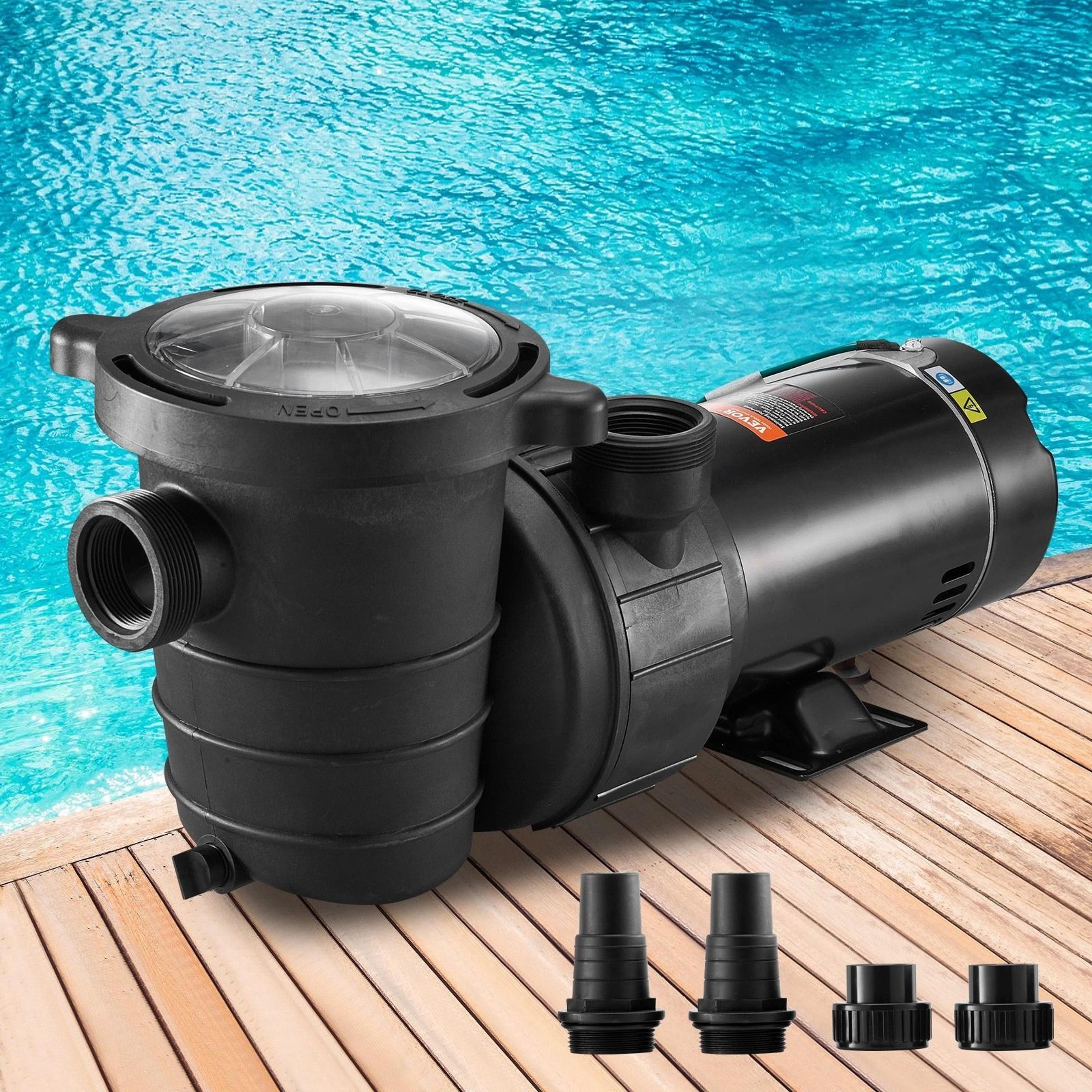 hp above ground swimming pool pump, gph w/ strainer