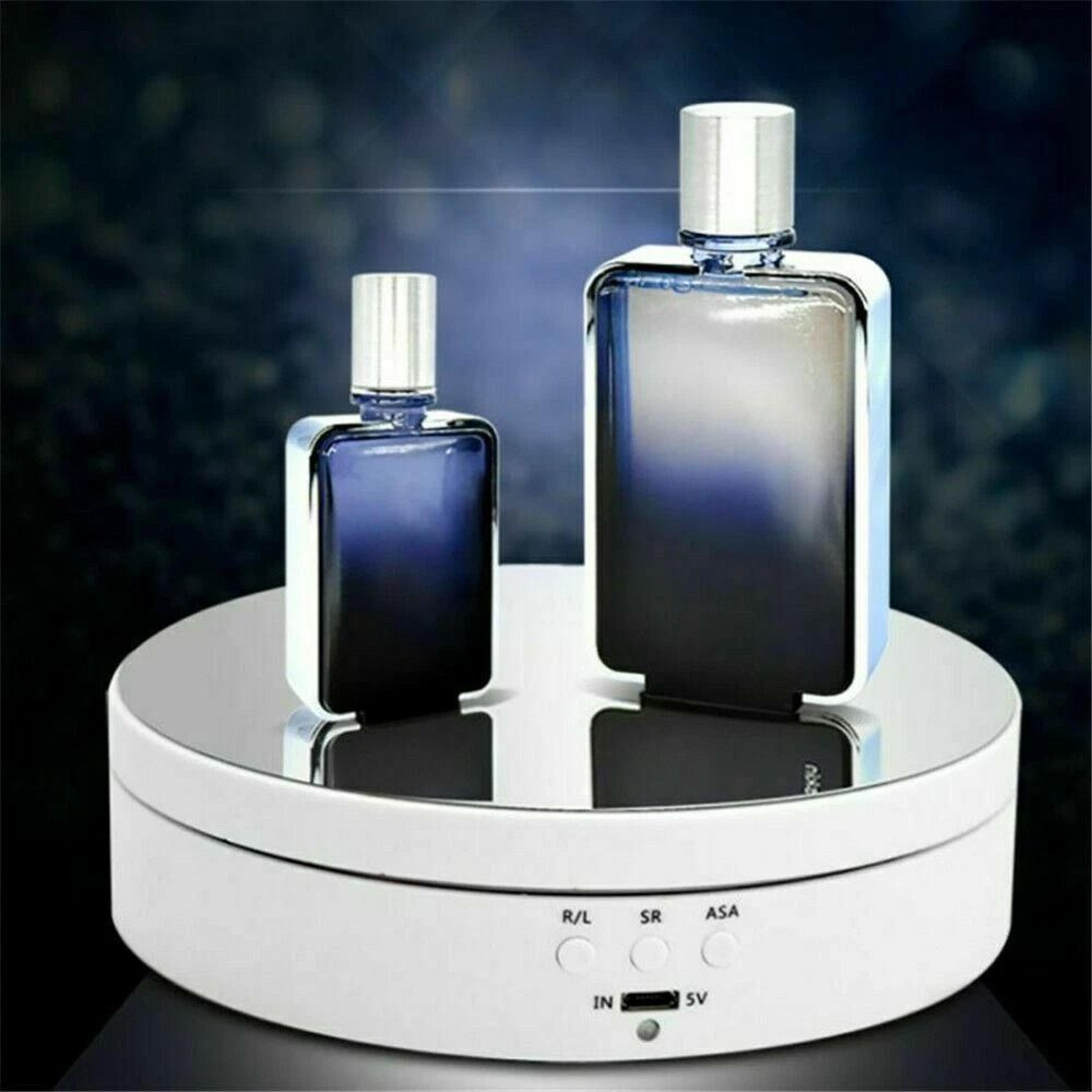 electric rotating display stand motorized jewelry photography holder for showcasing