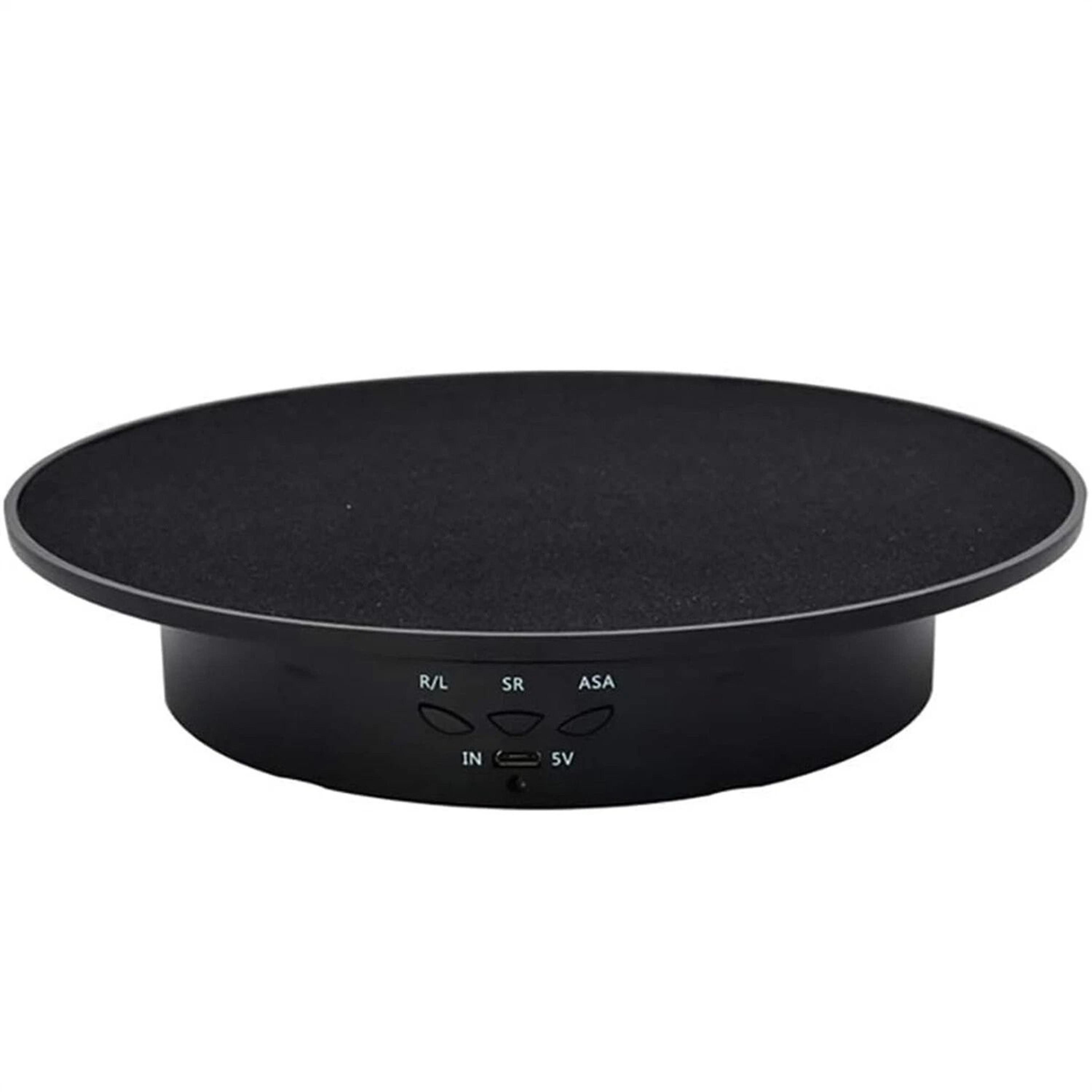 360° electric rotating turntable rechargeable low noise display stand for jewelry & collectibles