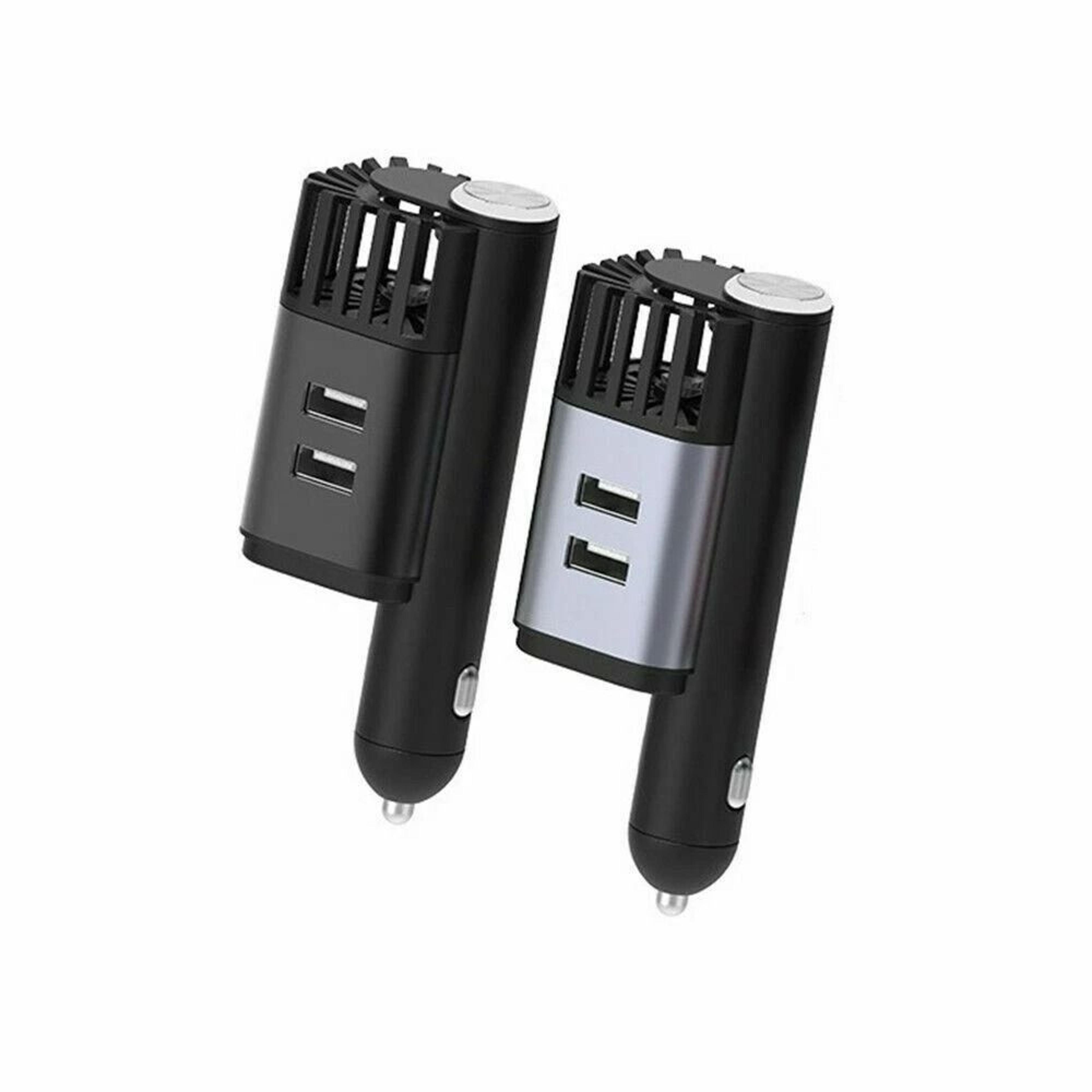 dual usb air purifier & ionizer ozone oxygen bar for cars with ionic cleaner