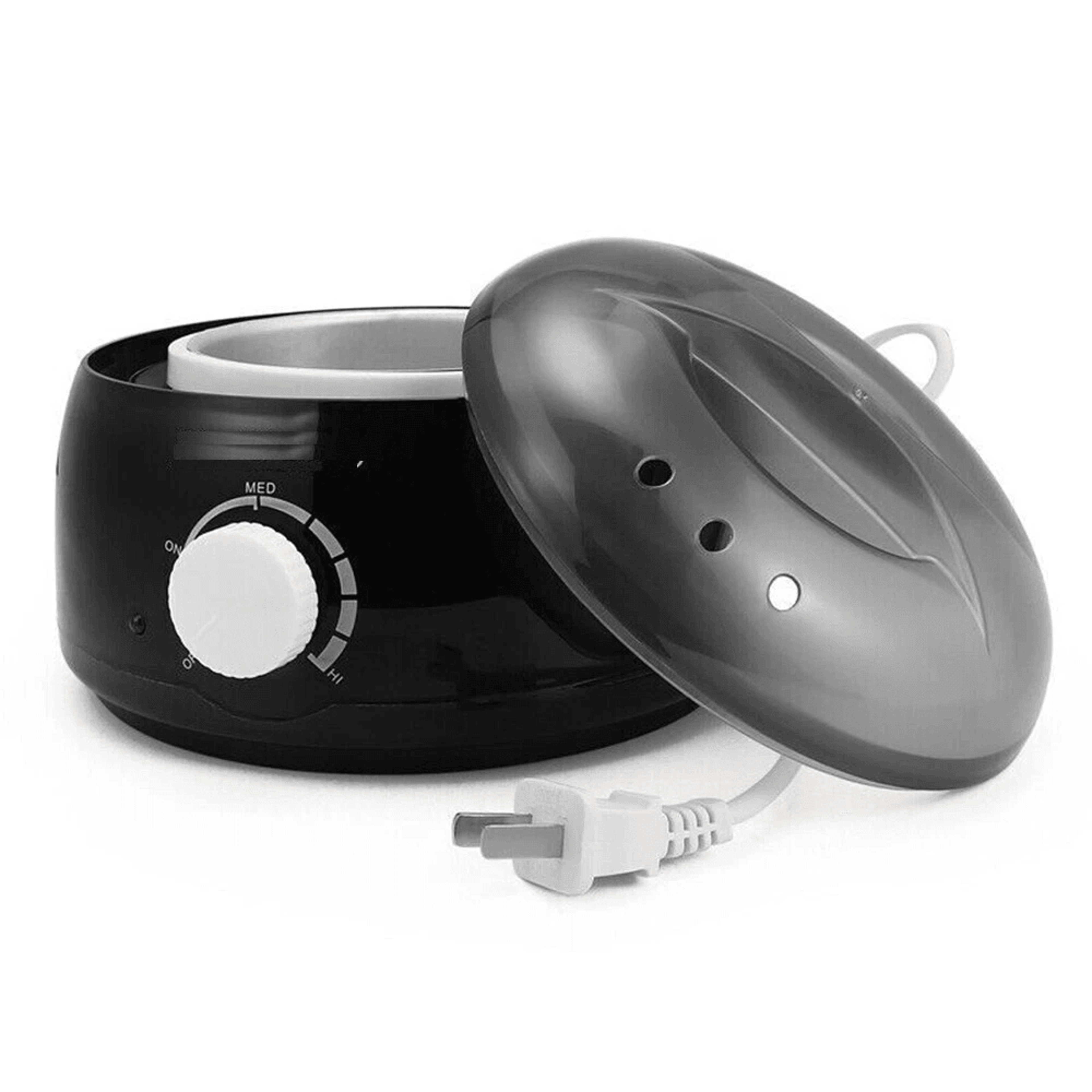 professional wax warmer heater & hair removal depilatory kit for smooth skin