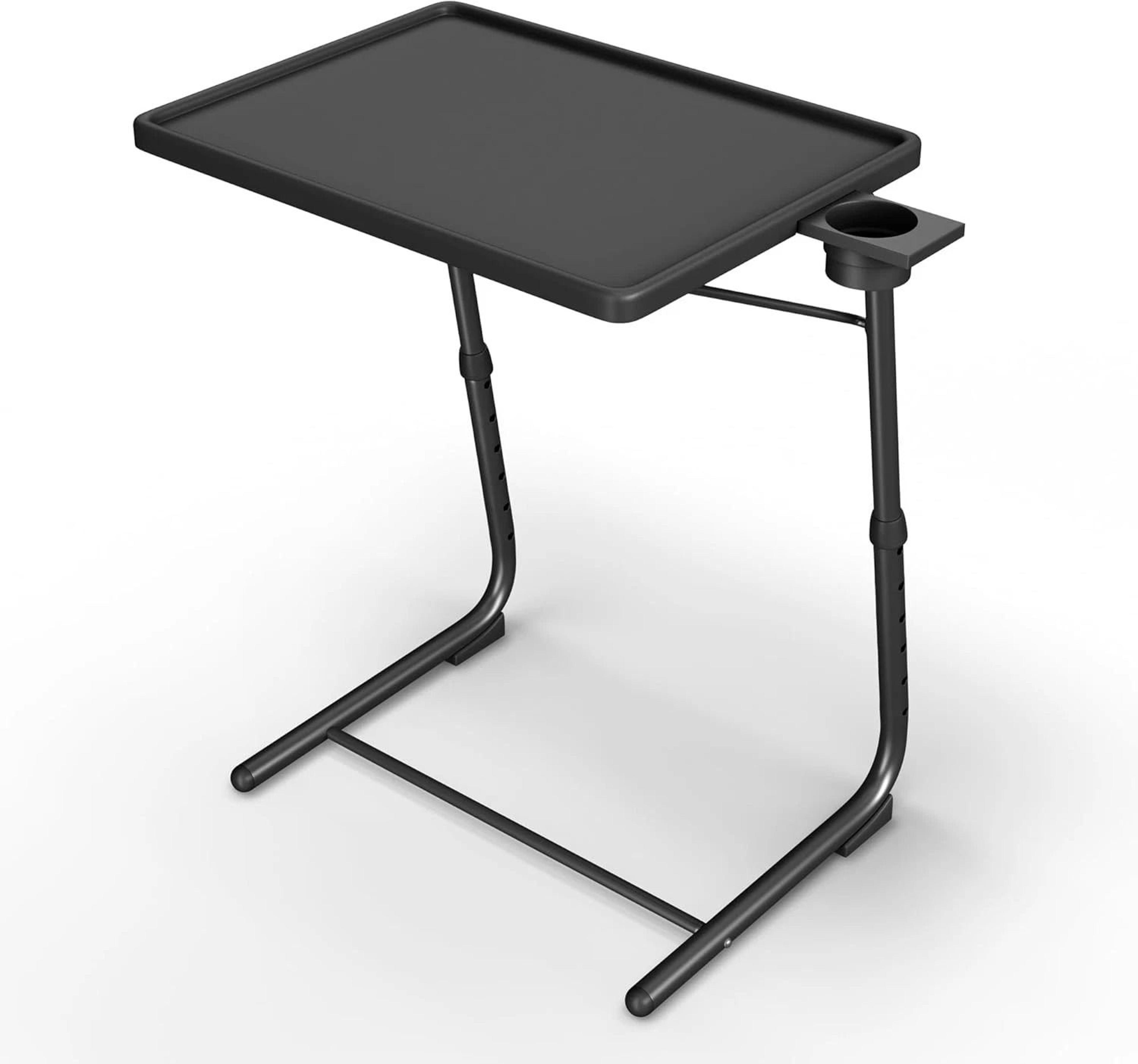 adjustable tv tray table portable folding laptop desk & sofa tray for dining & work