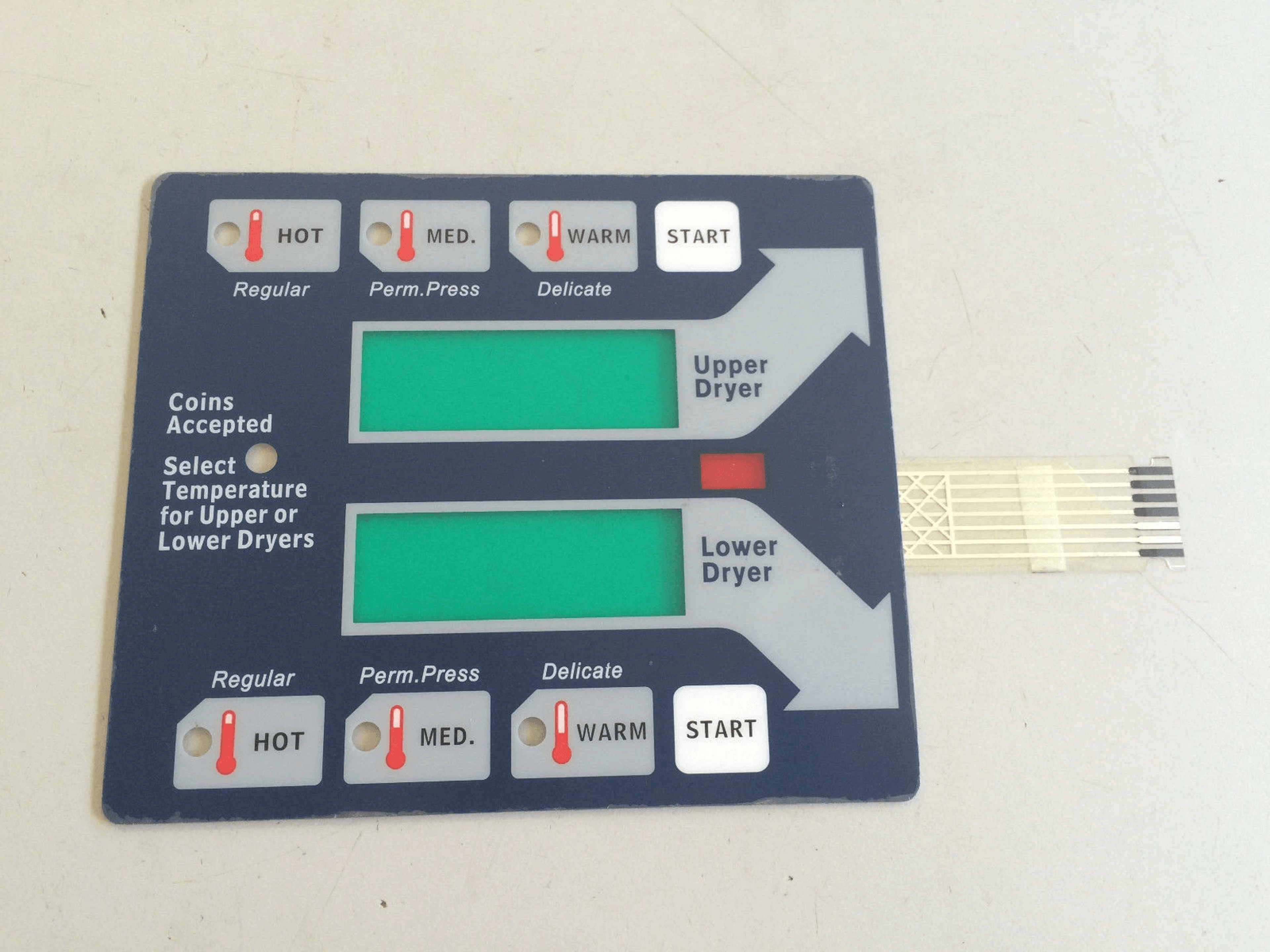 dexter dryer touch pad control panel replacement, stack dryer keypad