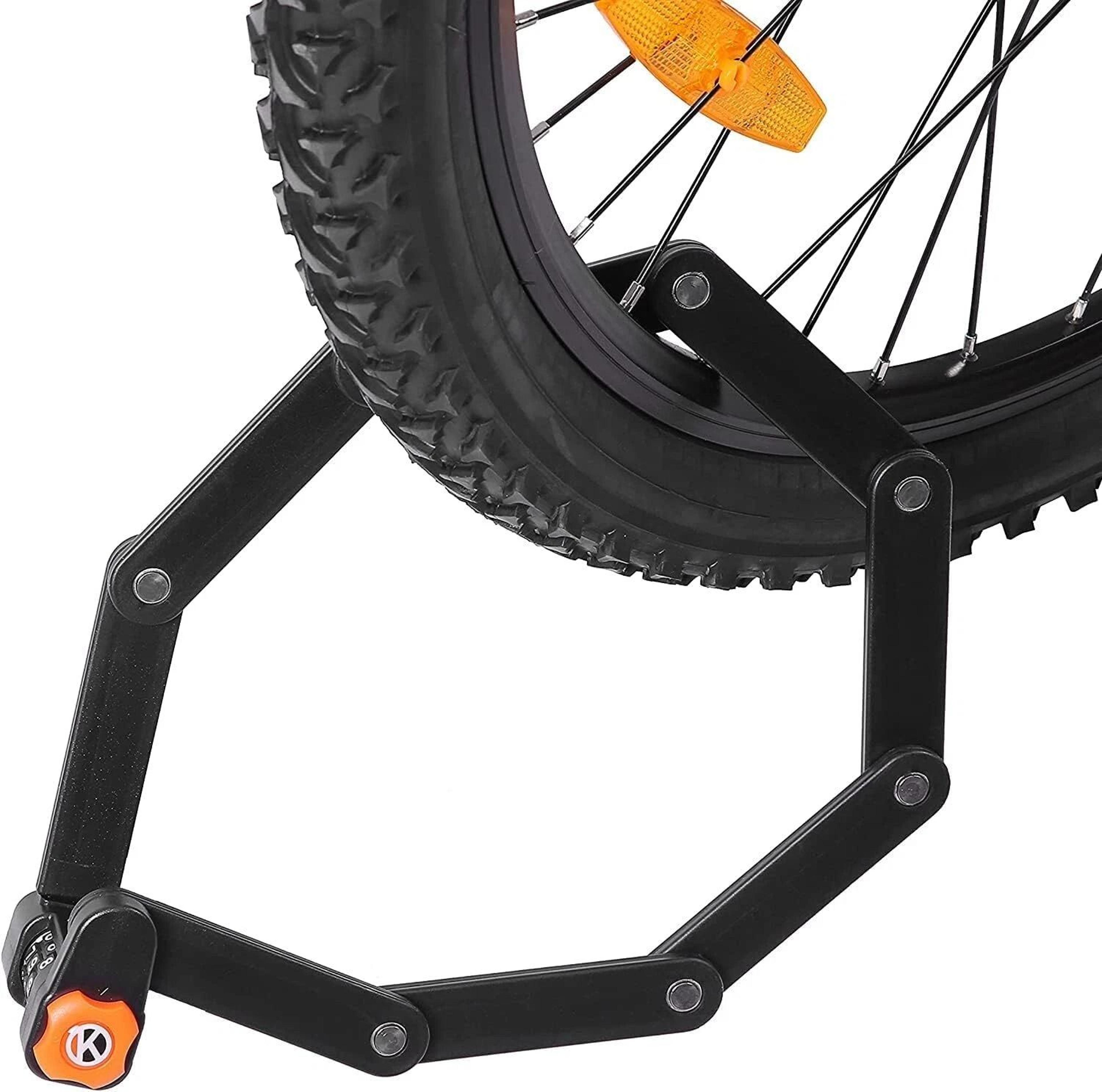 heavy duty bike & motorcycle lock password folding security lock