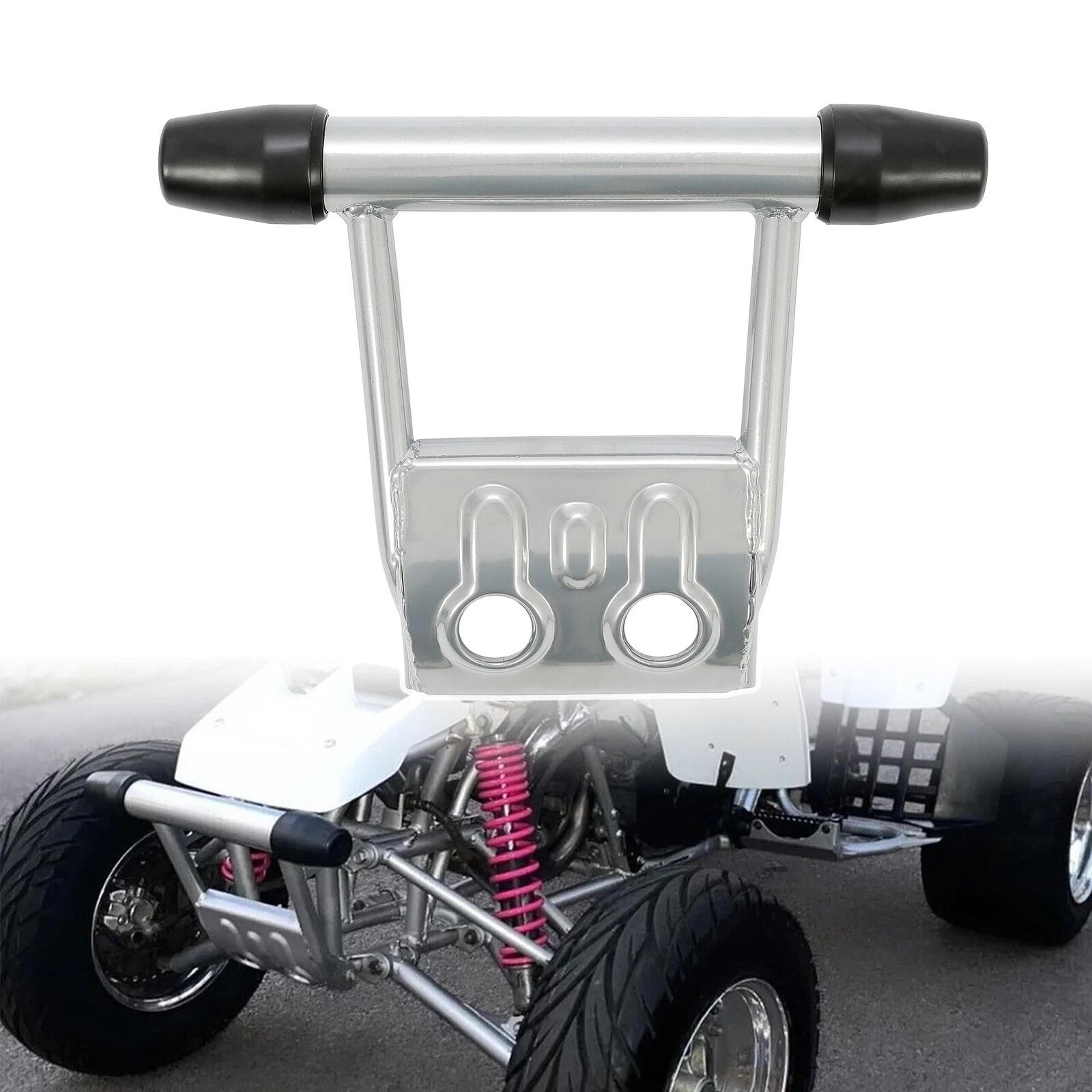 premium atv front bumper guard with rubber end caps yamaha banshee parts replacement