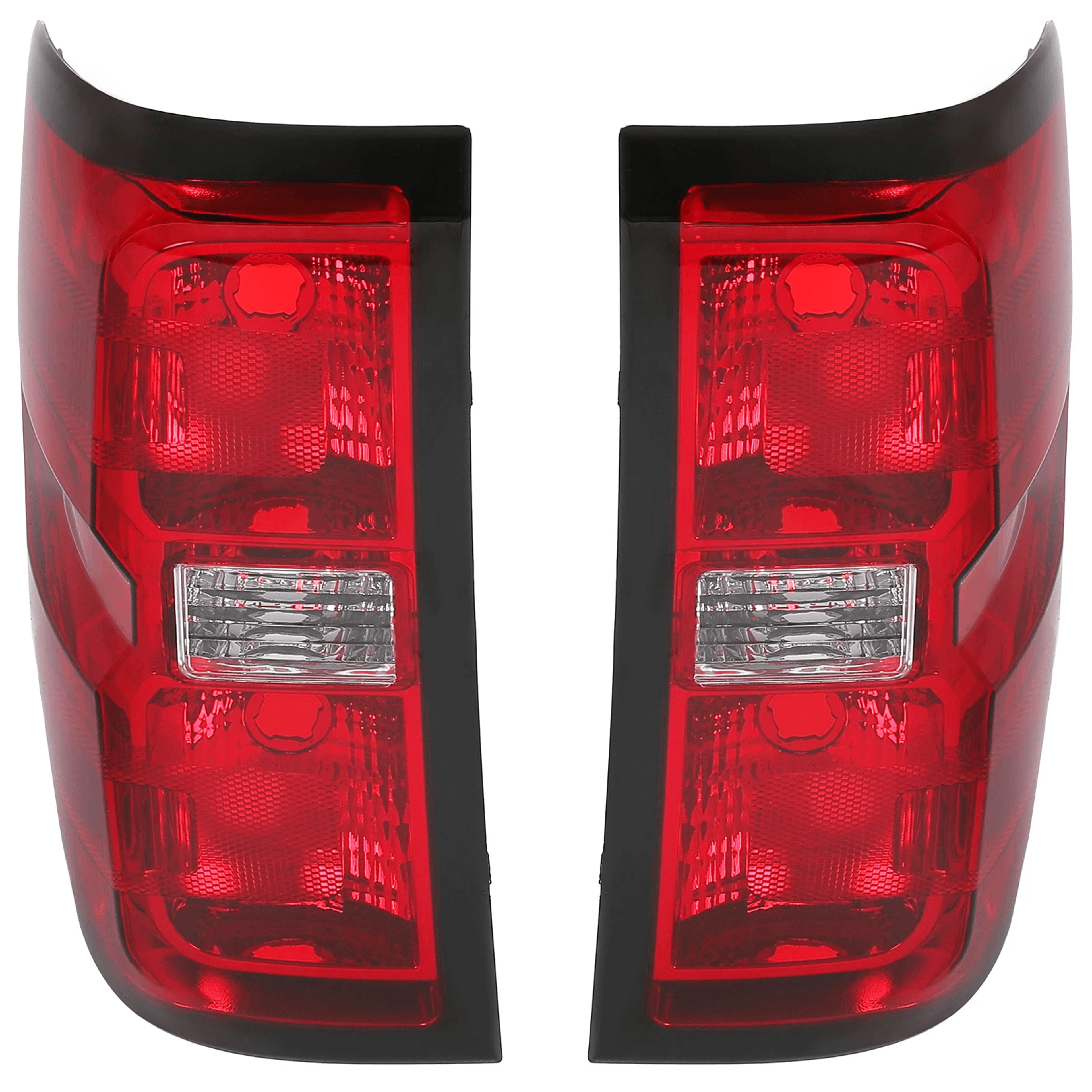 premium rear tail lights brake lamps set for chevy silverado direct fit replacement