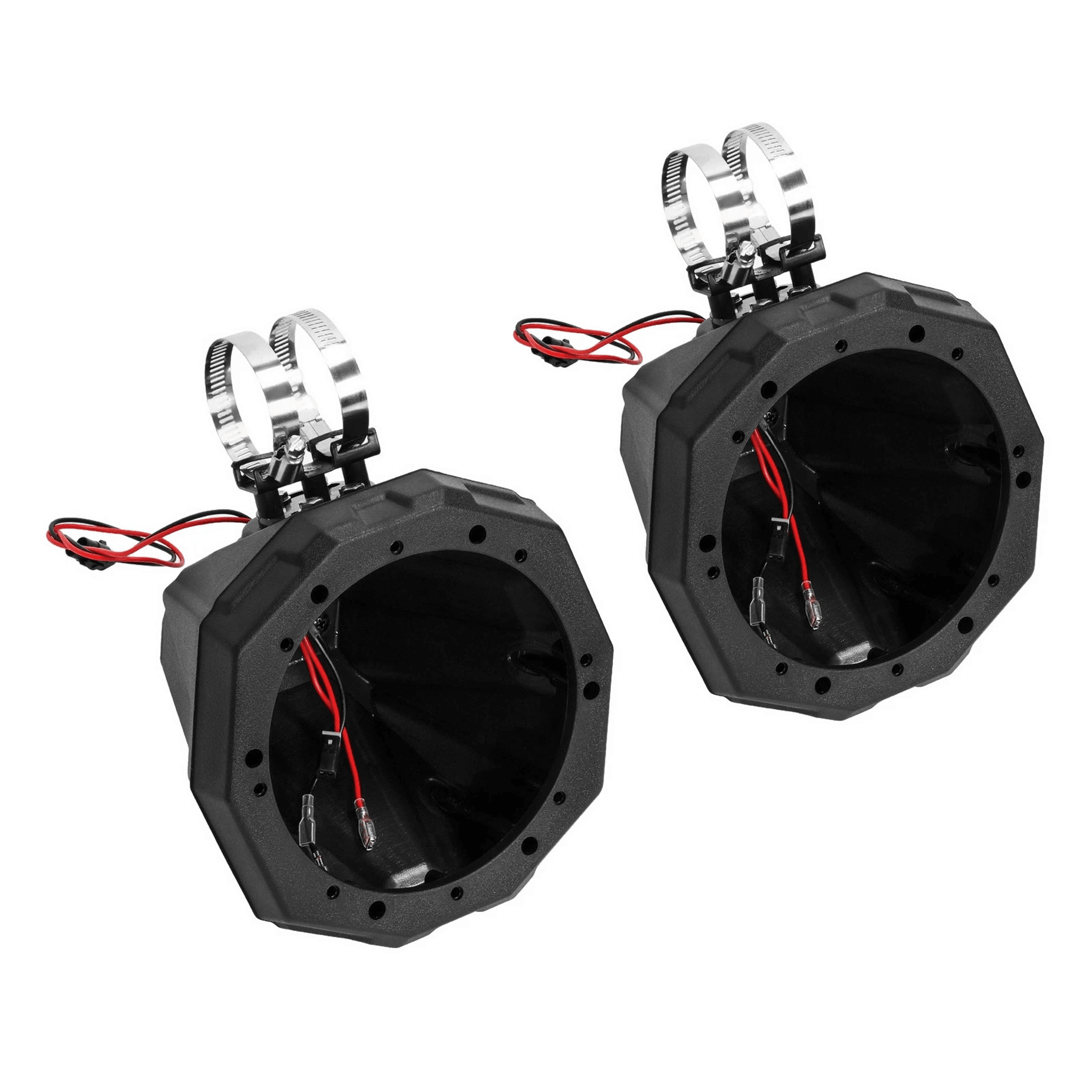 new speaker pods for utv/polaris/boat roll bar tower enclosures