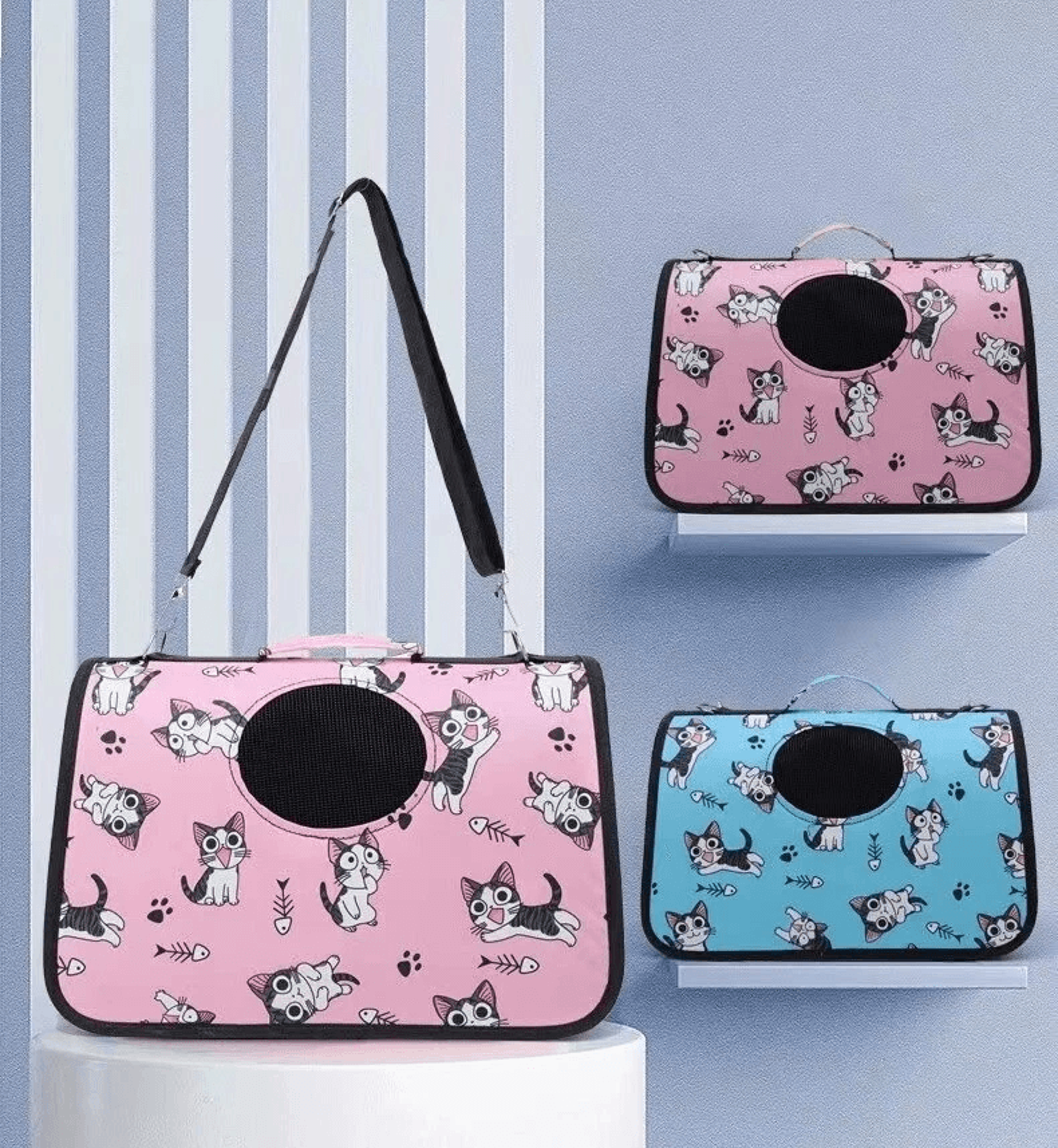 portable airline approved pet carrier for cats & dogs soft-sided, comfortable travel bag