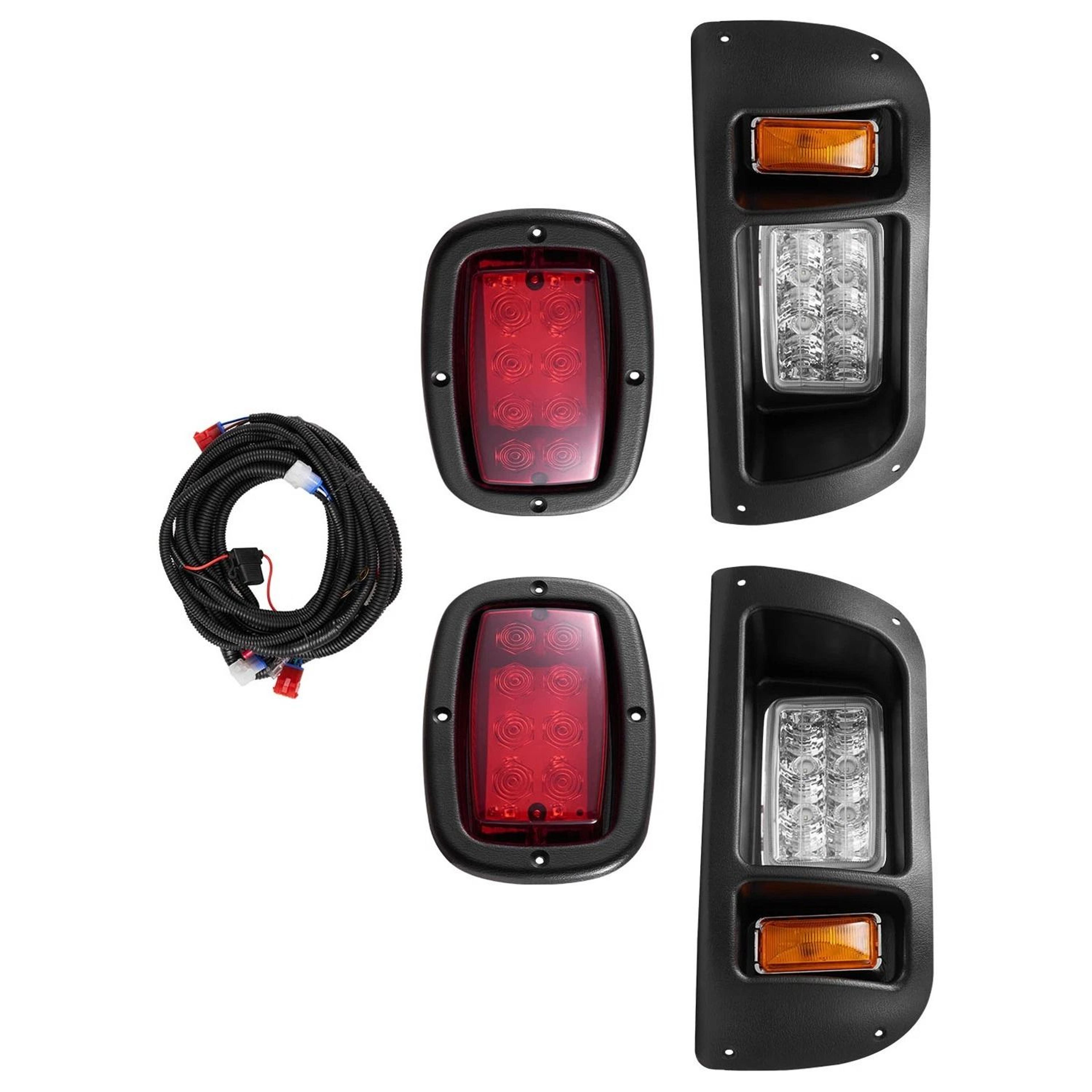 led light kit headlights and tail lights for golf carts