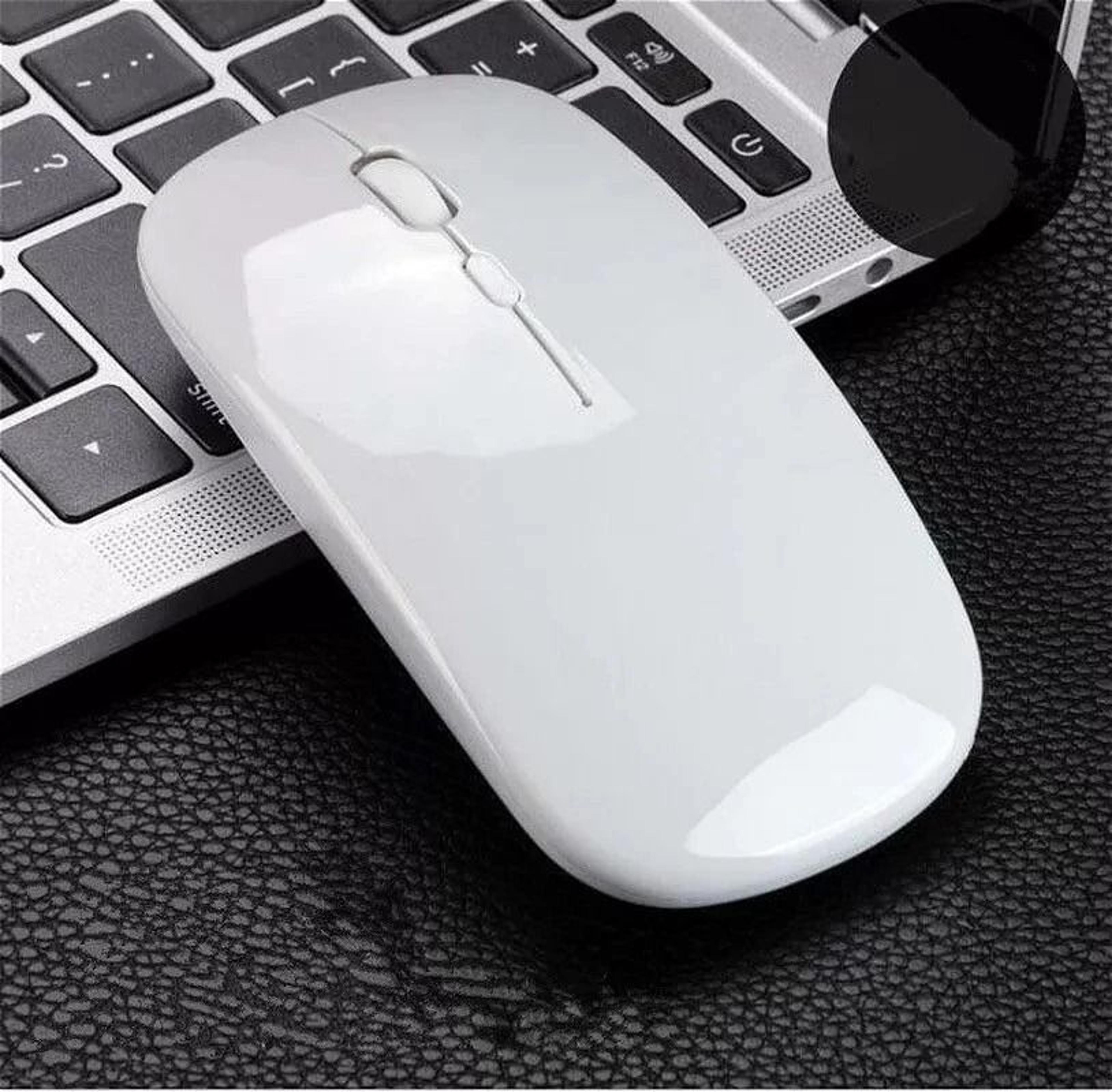 usb wireless optical mouse for macbook pro, mac, pc white