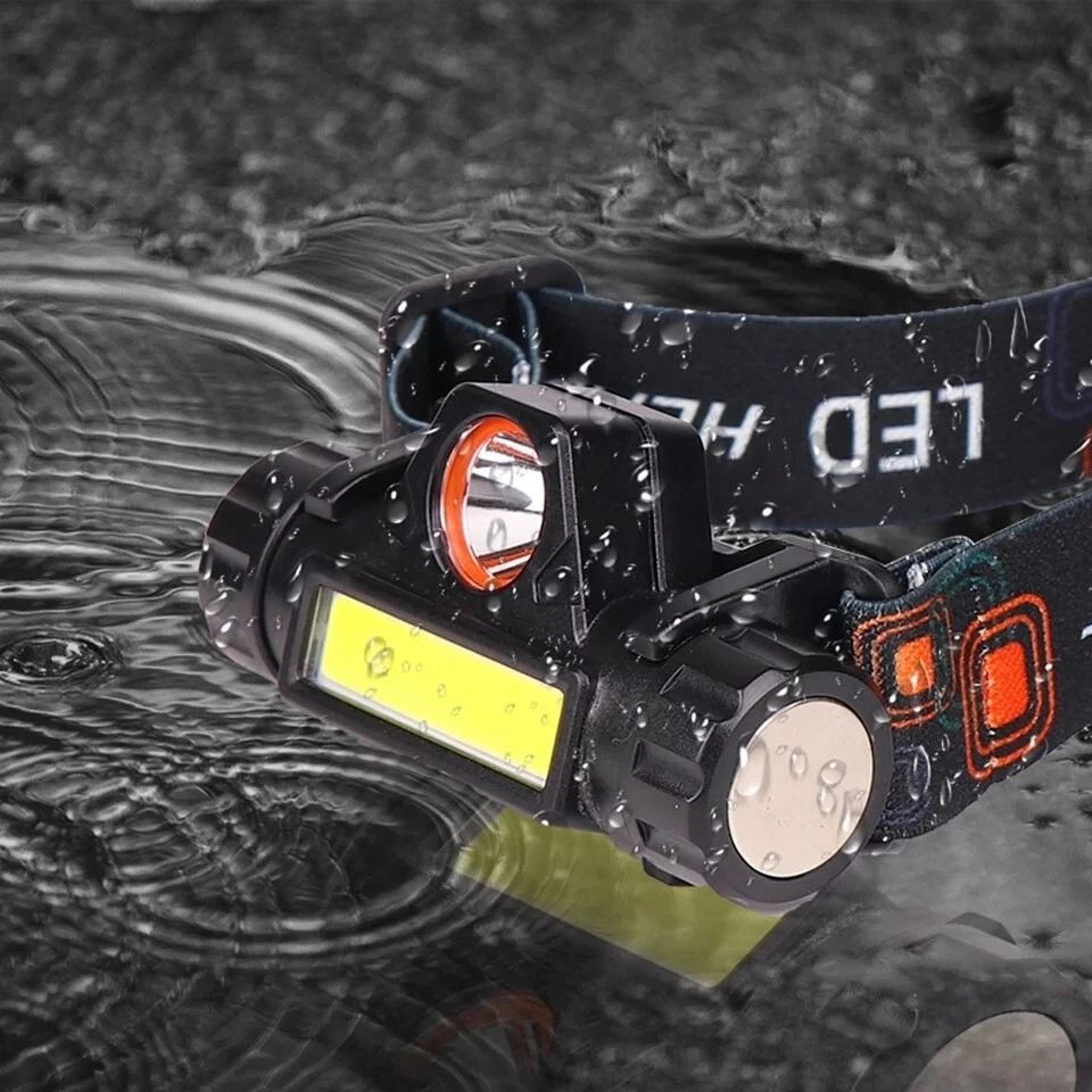 led headlamp usb rechargeable & waterproof flashlights for outdoor adventures
