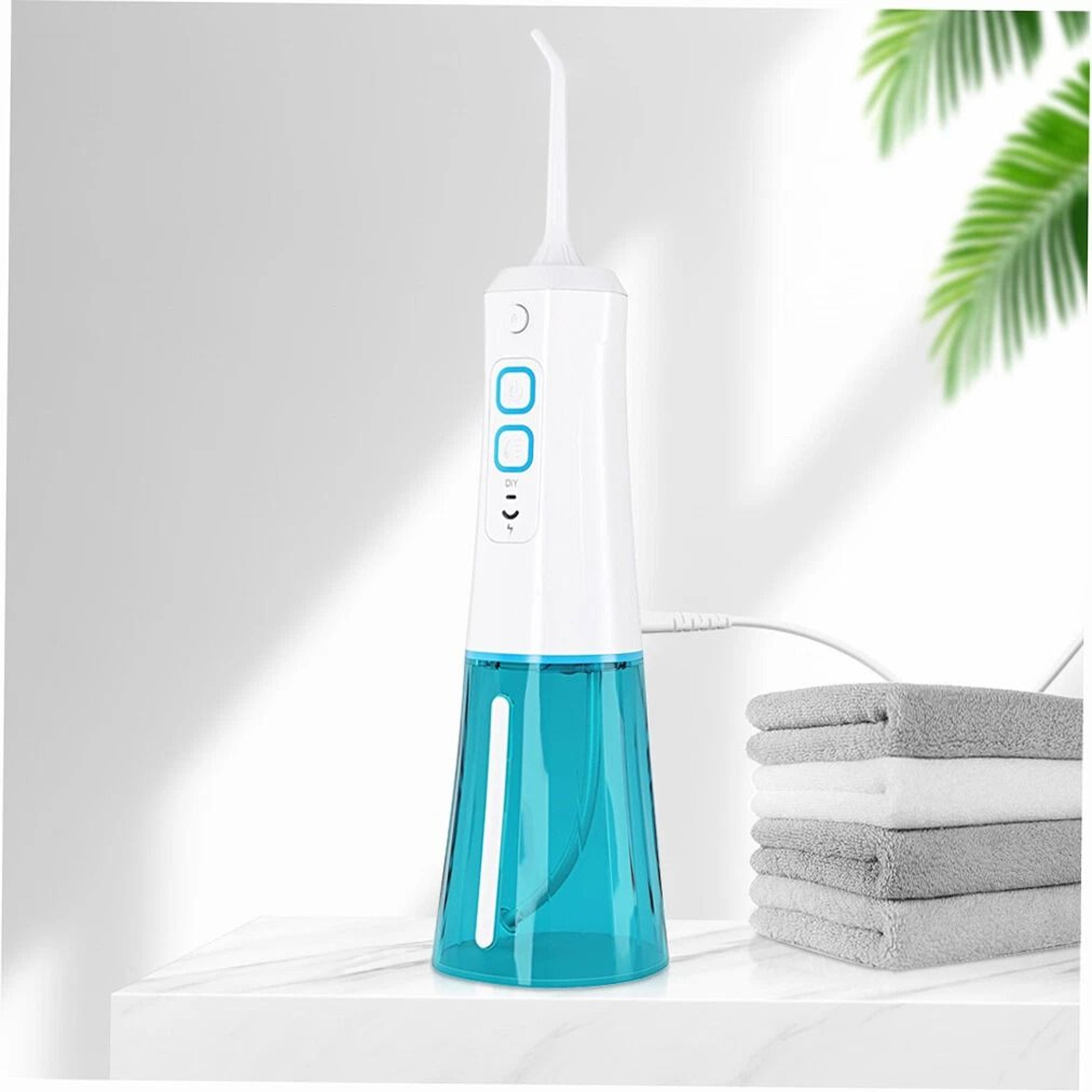 portable cordless water dental flosser rechargeable oral irrigator