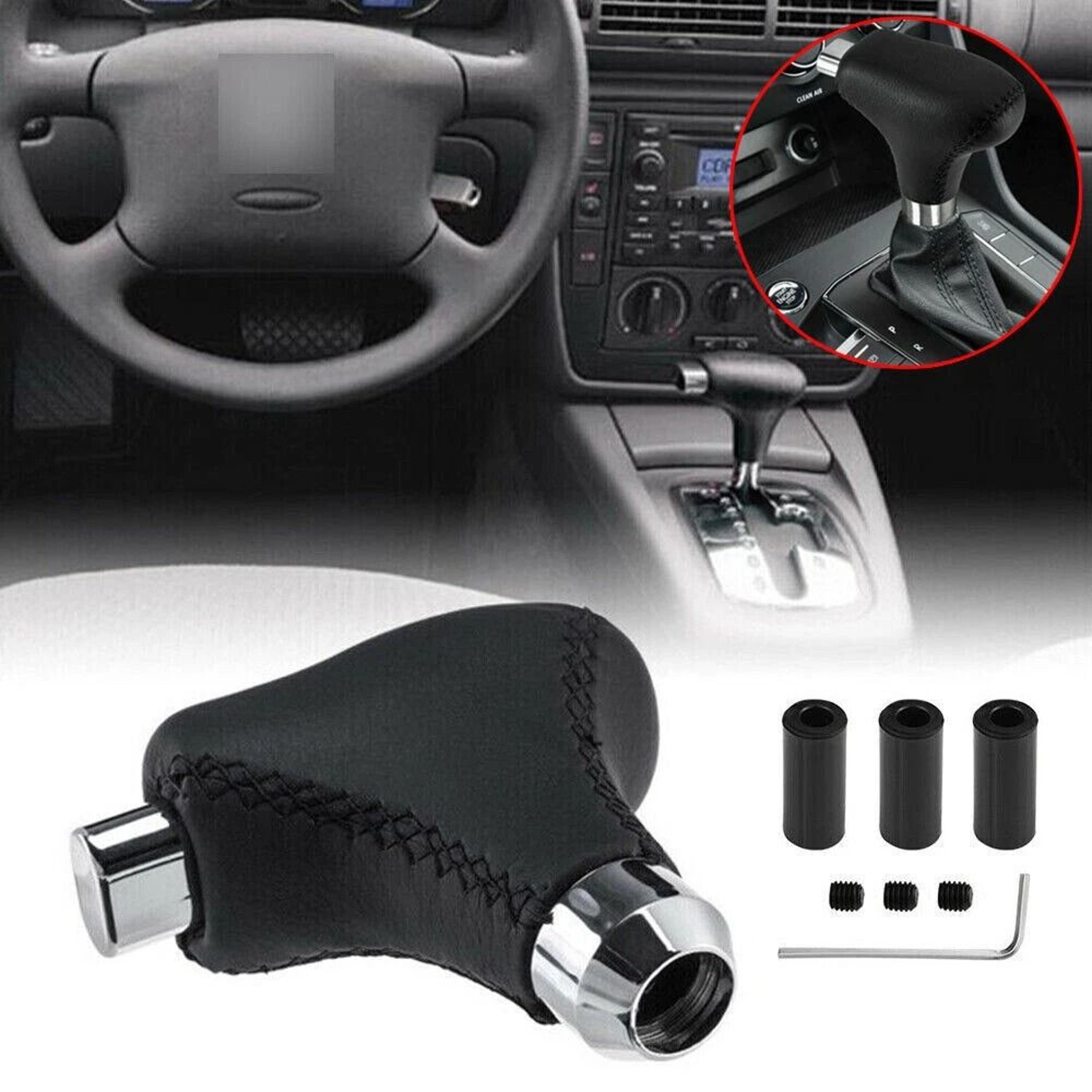 automatic transmission shift knob replacement black gear shifter handle