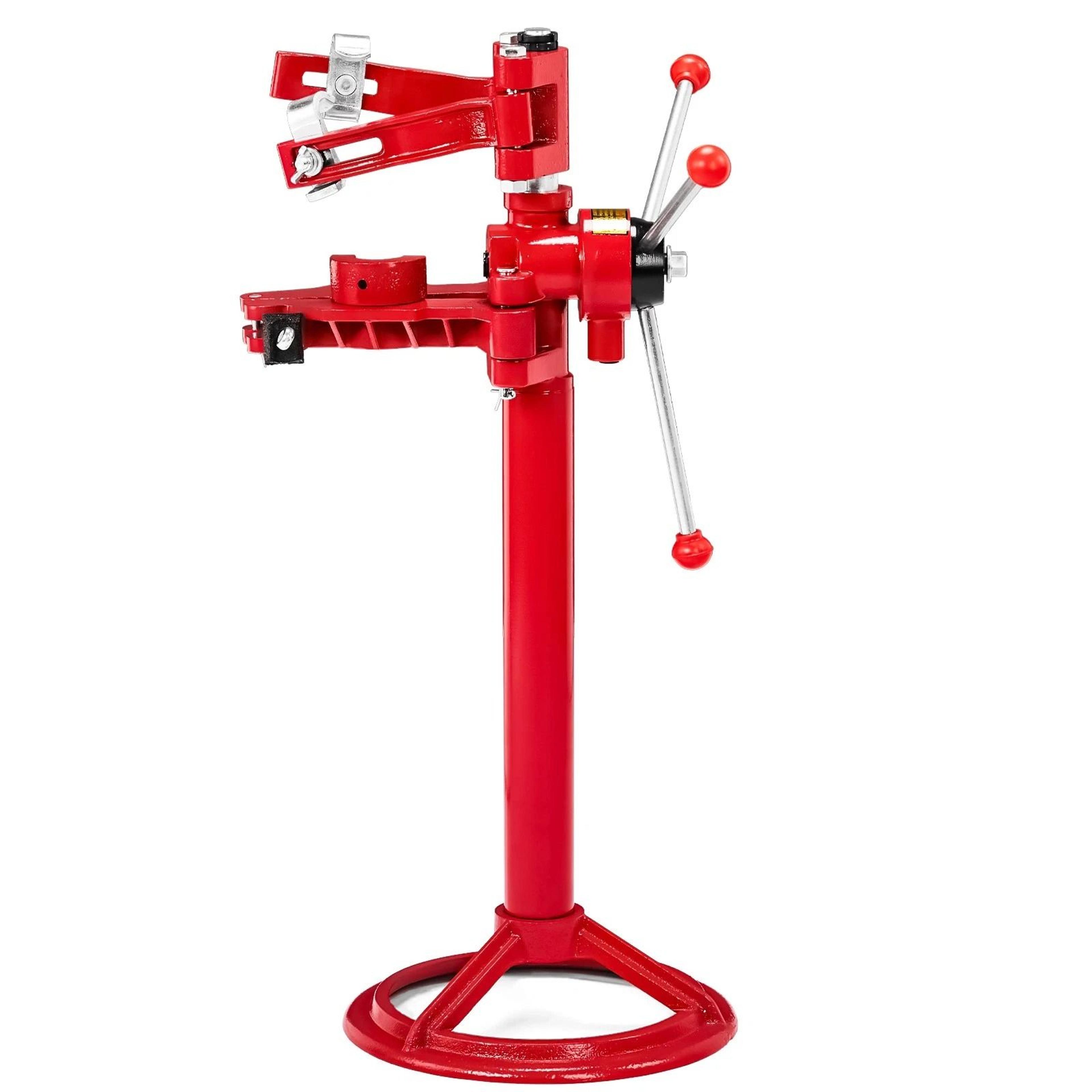 auto spring compressor hand operated strut removal tool vehicle repair equipment (red)