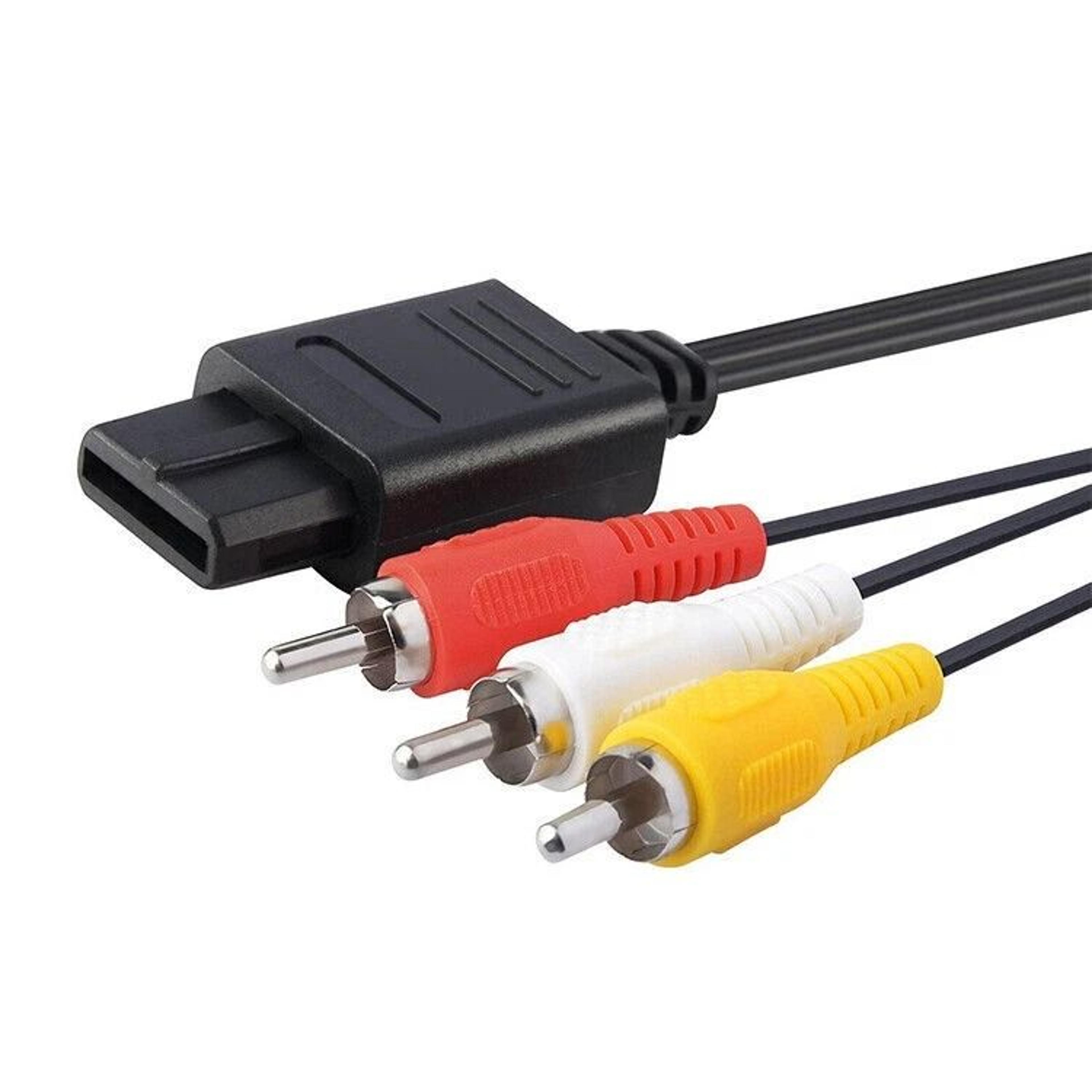 n64 av cable rca composite tv cord for nintendo 64 snes gamecube