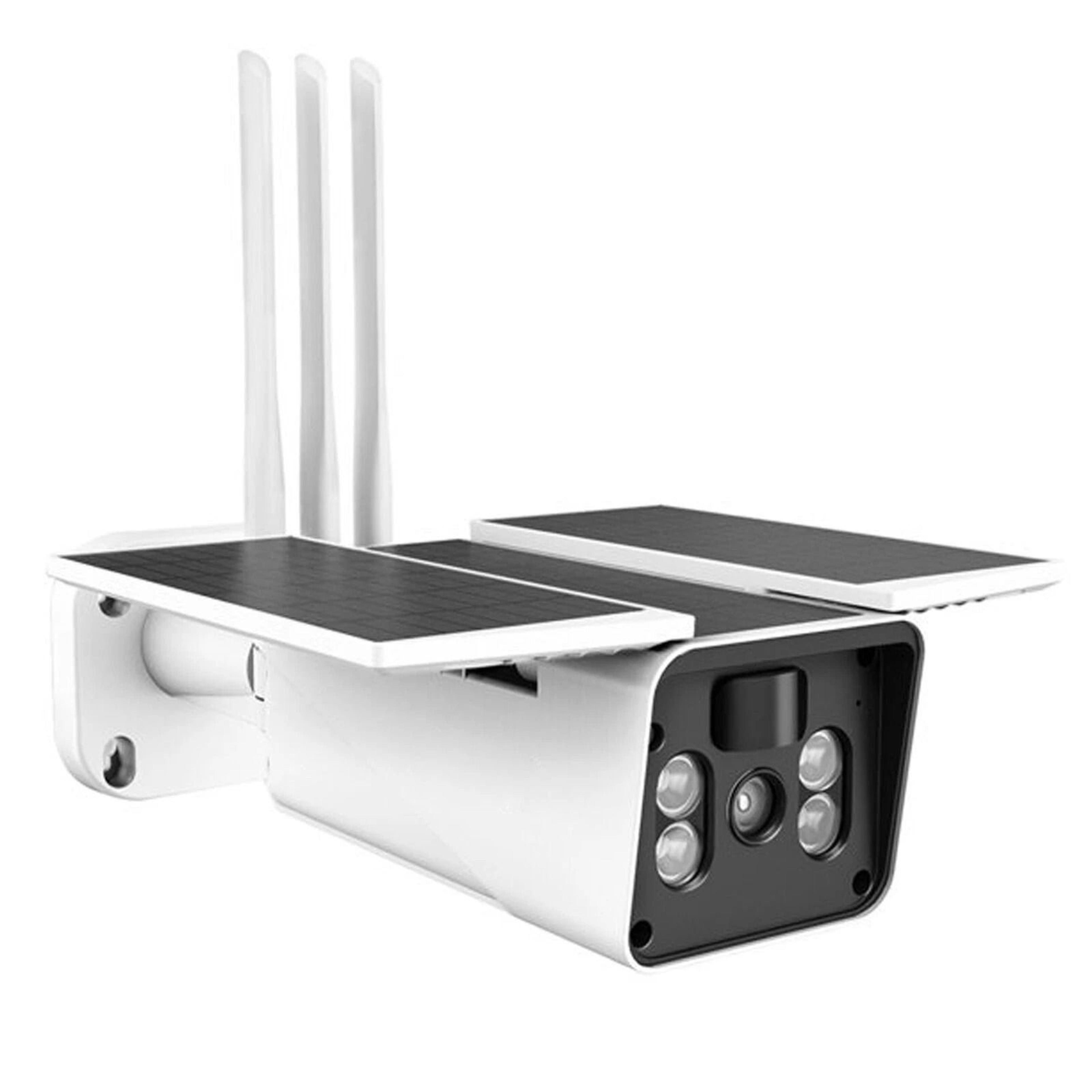 solar wireless outdoor security camera wifi pan tilt night vision waterproof