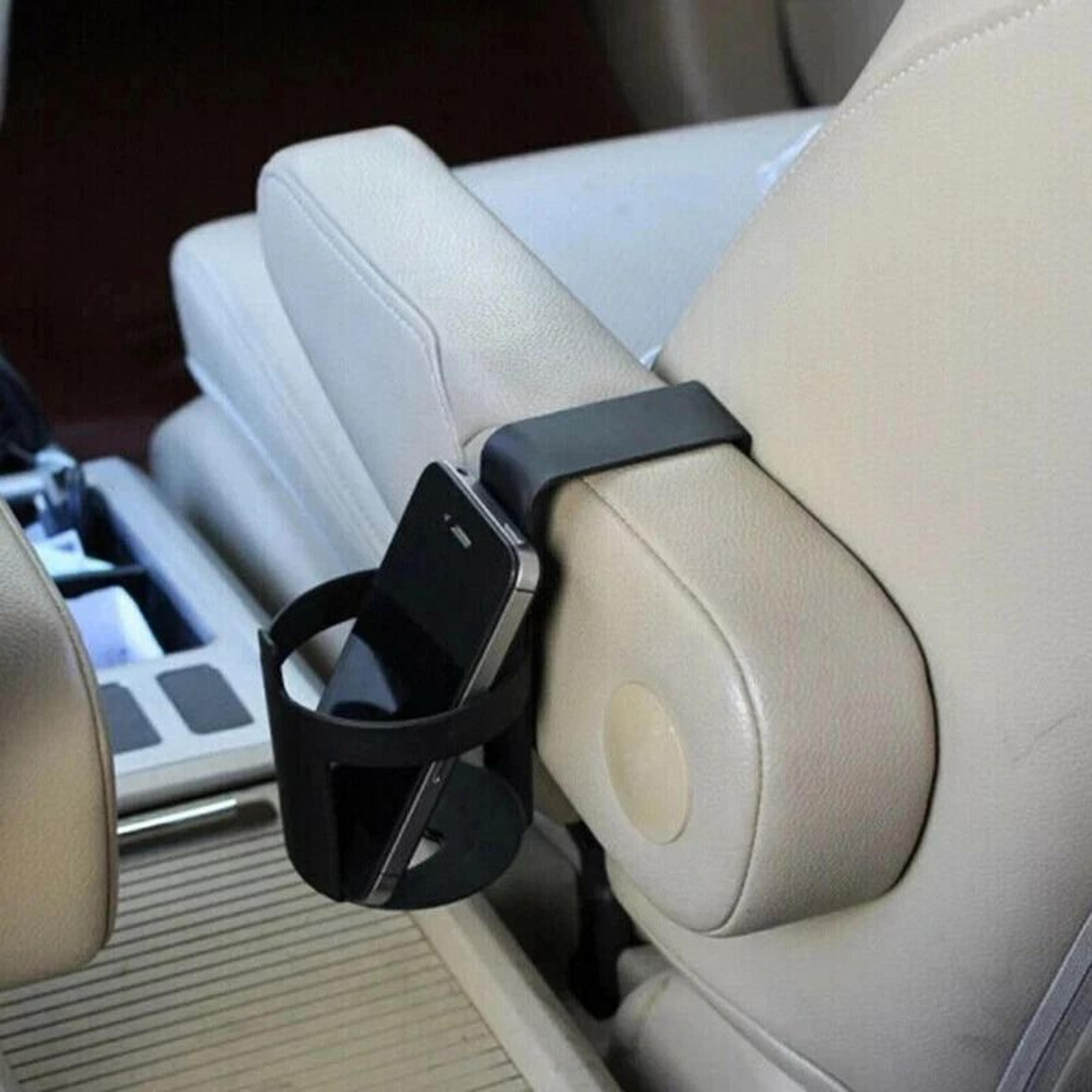 universal vehicle cup holder case dual drink bottle door mount stand for car & truck